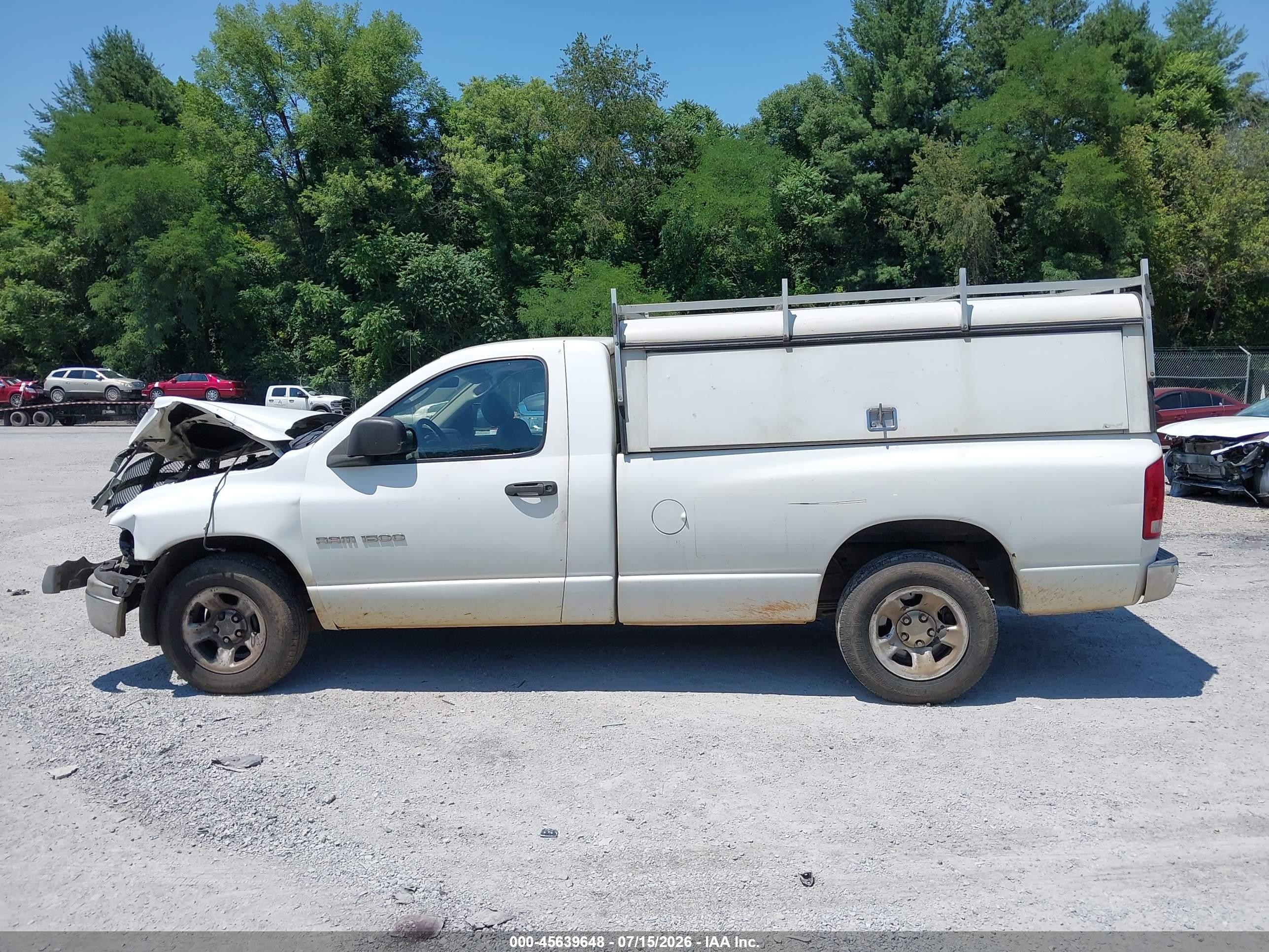 2002 Dodge Ram 1500 St White vin: 1D7HA16N32J188301