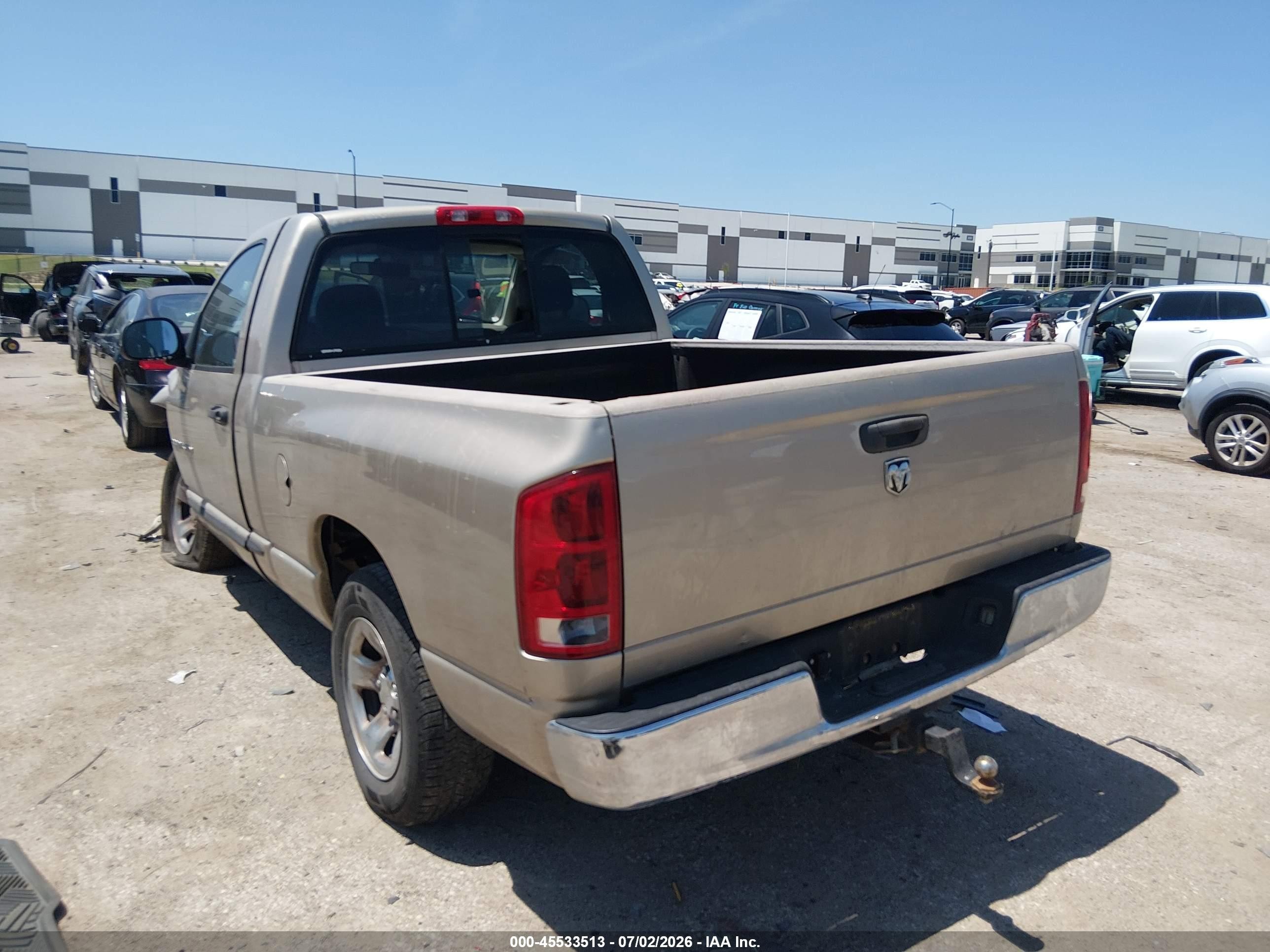 2005 Dodge Ram 1500 St Tan vin: 1D7HA16N35J539289