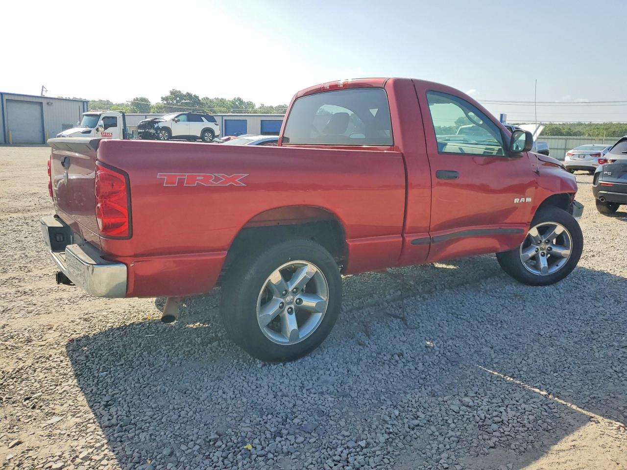 2008 Dodge Ram 1500 St Красный vin: 1D7HA16N38J122291