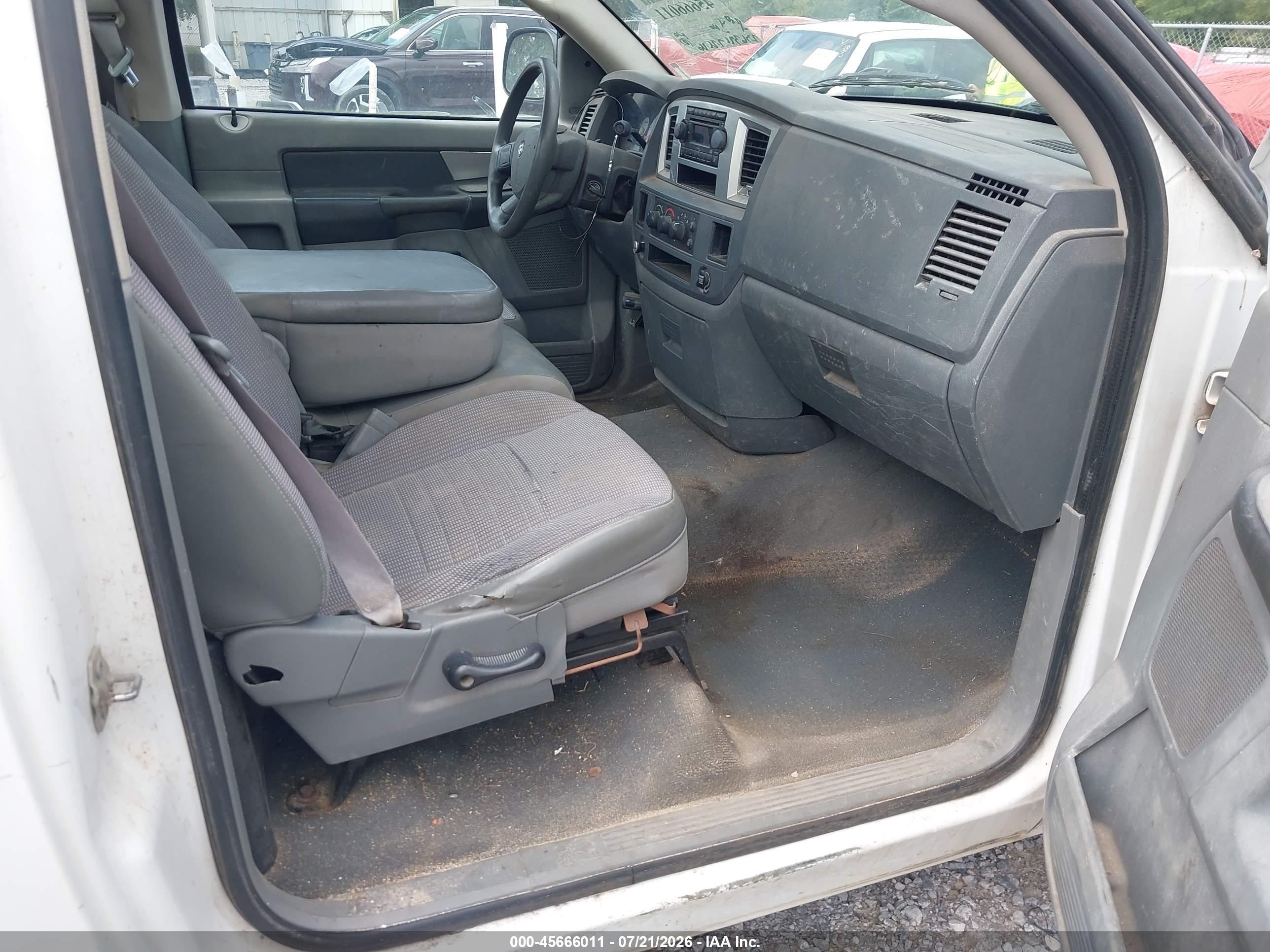 2008 Dodge Ram 1500 Slt White vin: 1D7HA16N38J193684