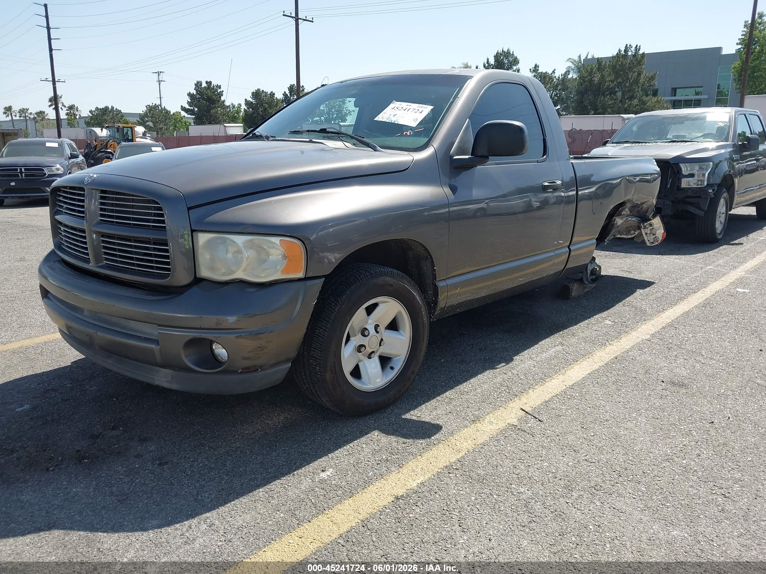 2002 Dodge Ram 1500 St Gray vin: 1D7HA16N42J183611