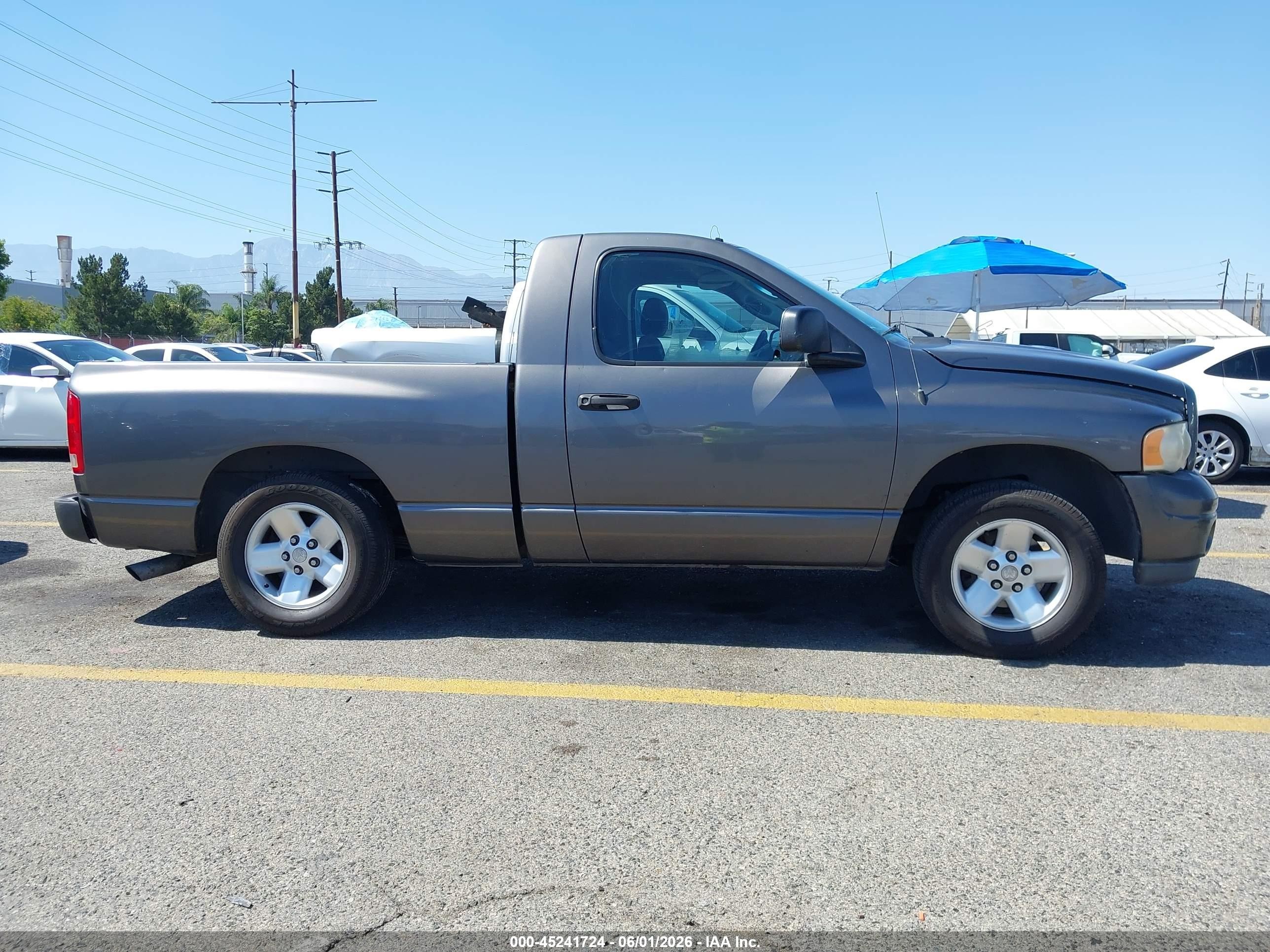 2002 Dodge Ram 1500 St Gray vin: 1D7HA16N42J183611