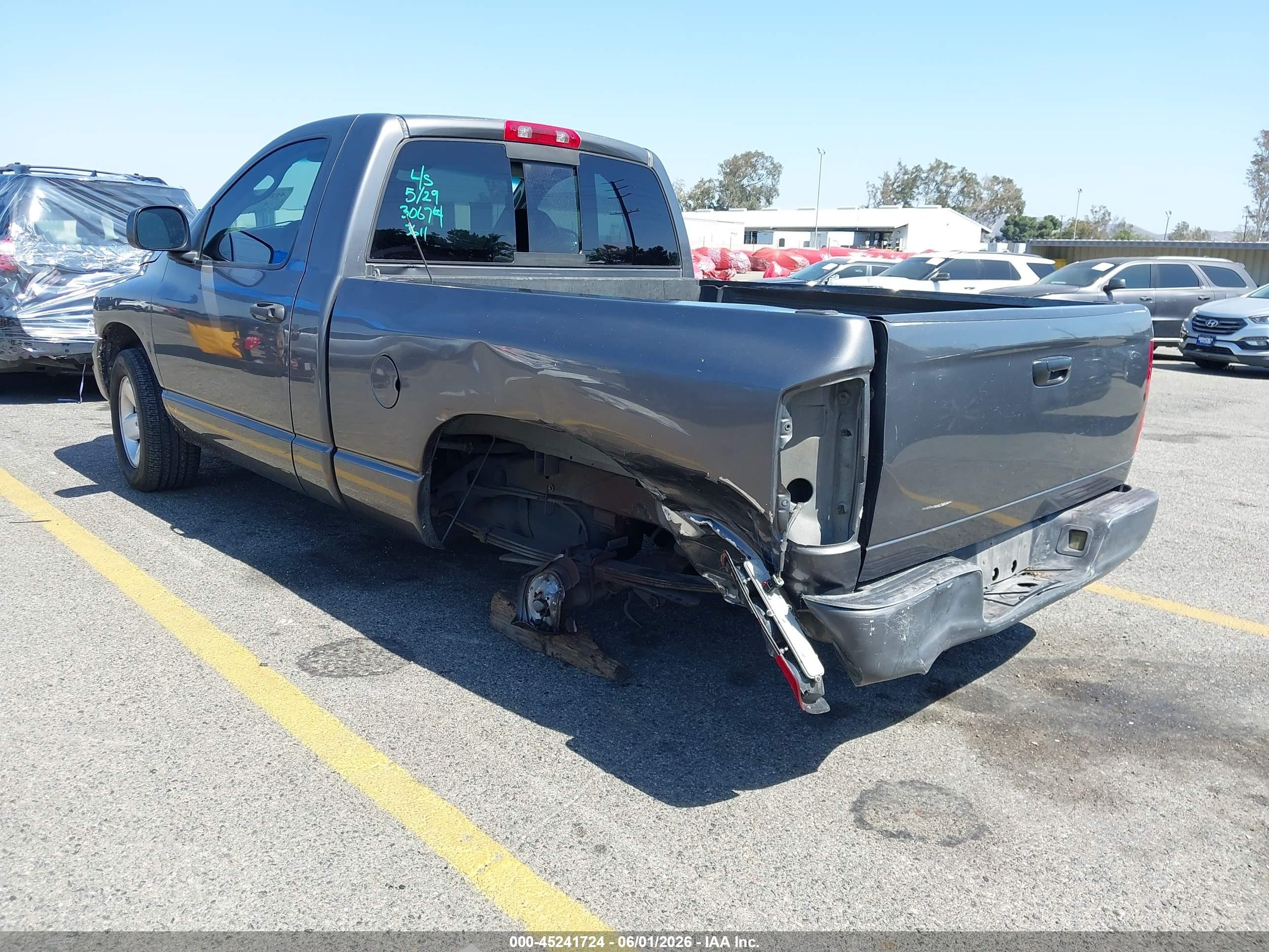 2002 Dodge Ram 1500 St Gray vin: 1D7HA16N42J183611