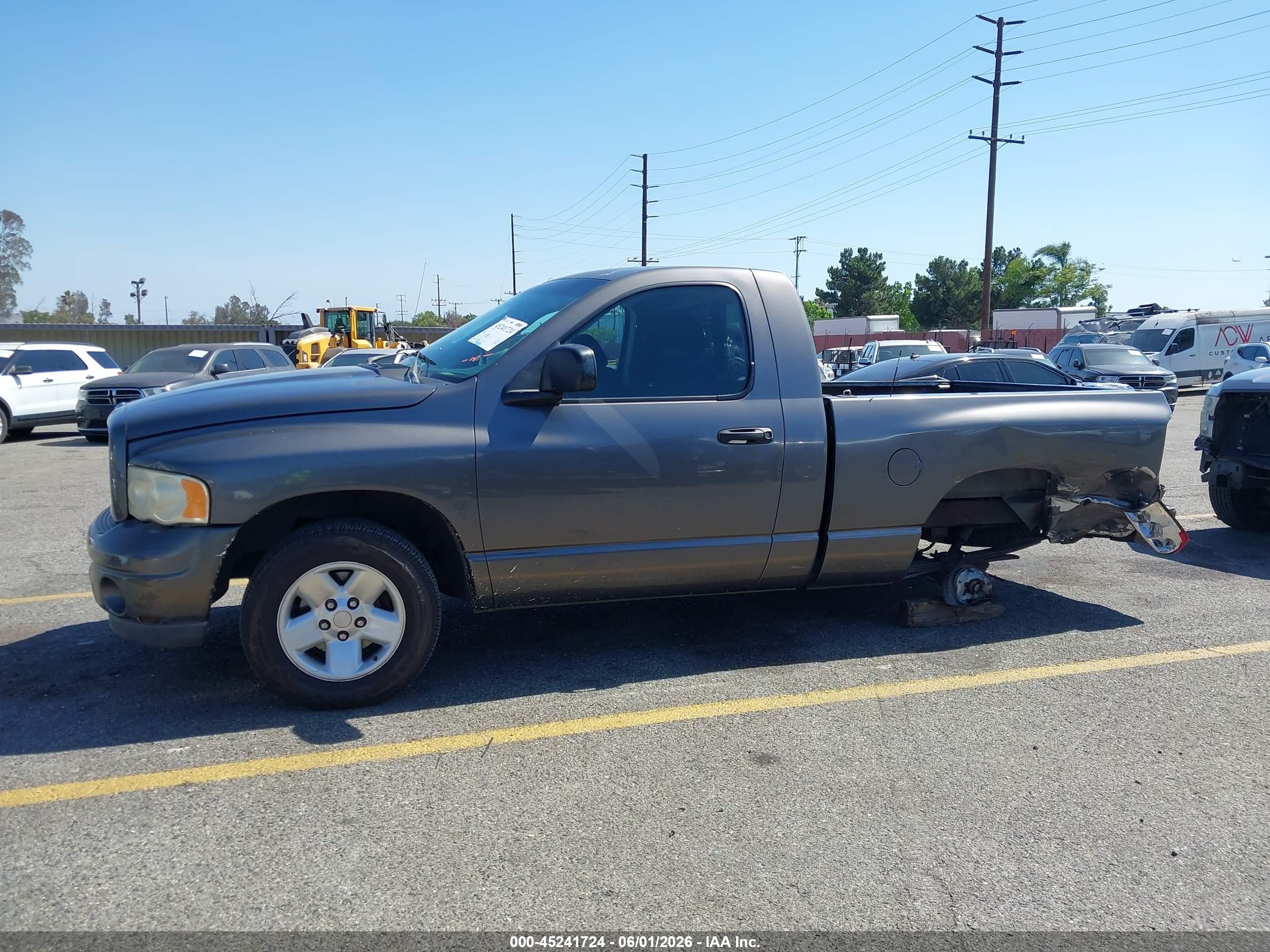 2002 Dodge Ram 1500 St Gray vin: 1D7HA16N42J183611