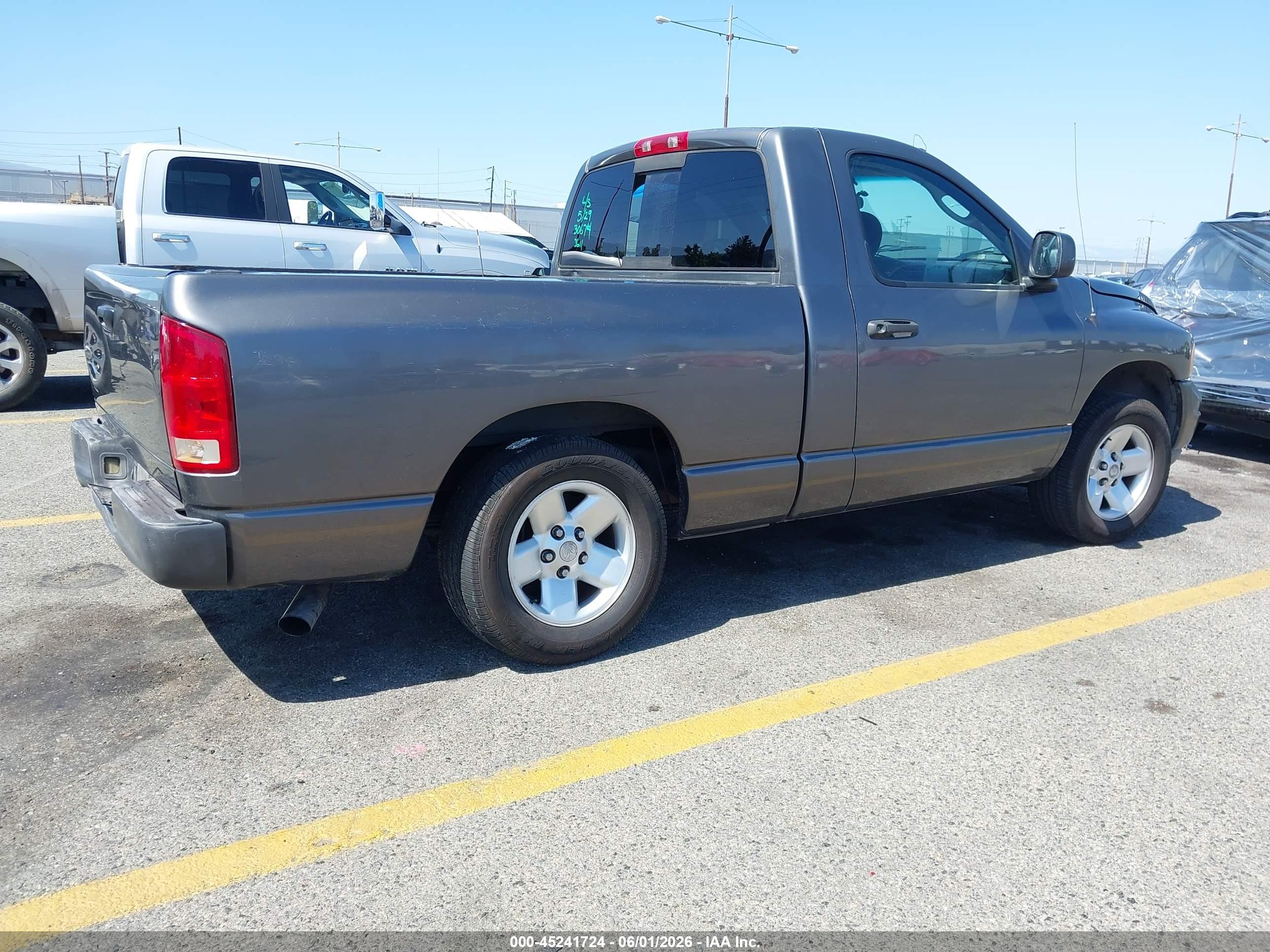 2002 Dodge Ram 1500 St Gray vin: 1D7HA16N42J183611