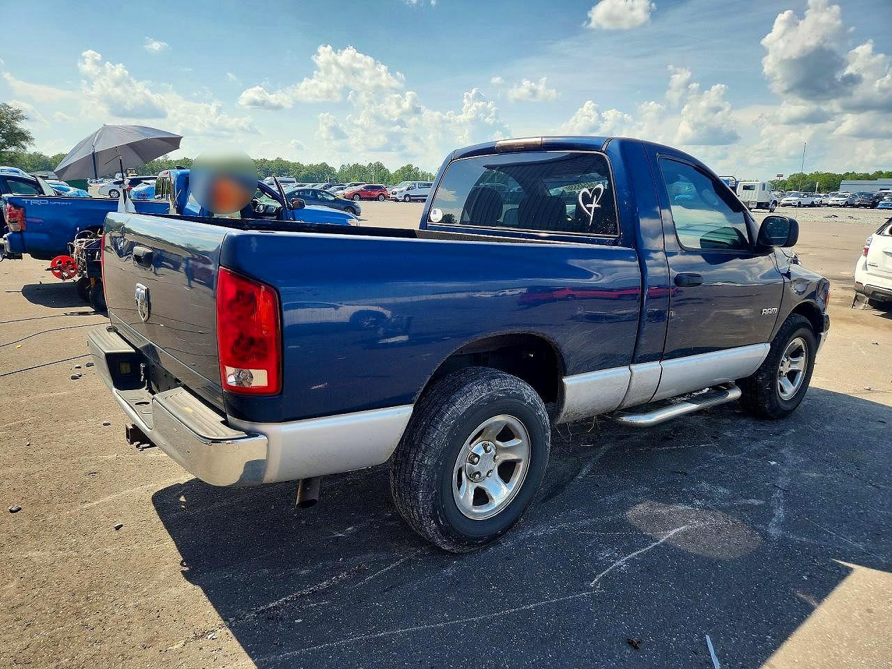 2003 Dodge Ram 1500 St Blue vin: 1D7HA16N53J578947