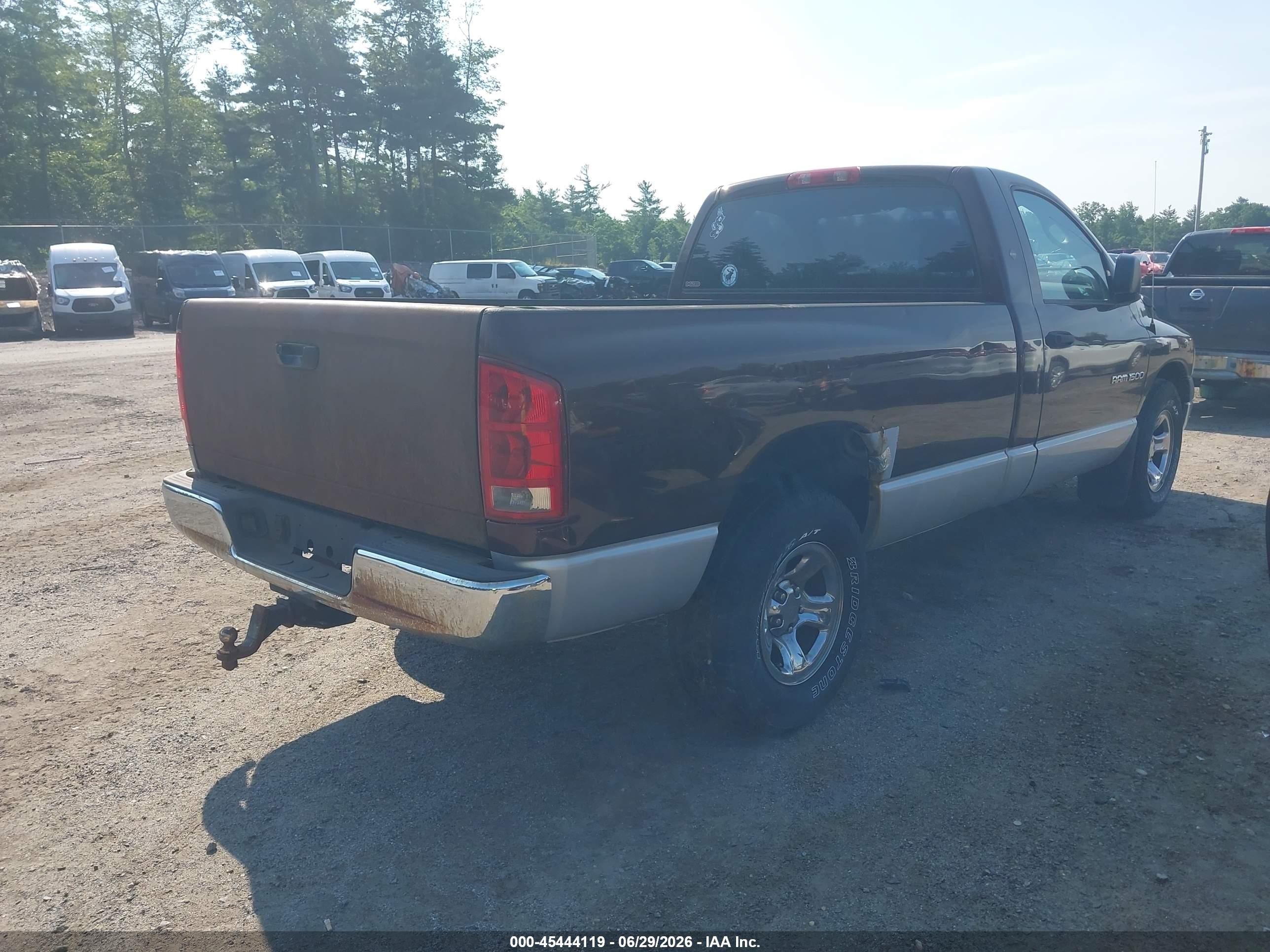 2004 Dodge Ram 1500 St Maroon vin: 1D7HA16N54J219485