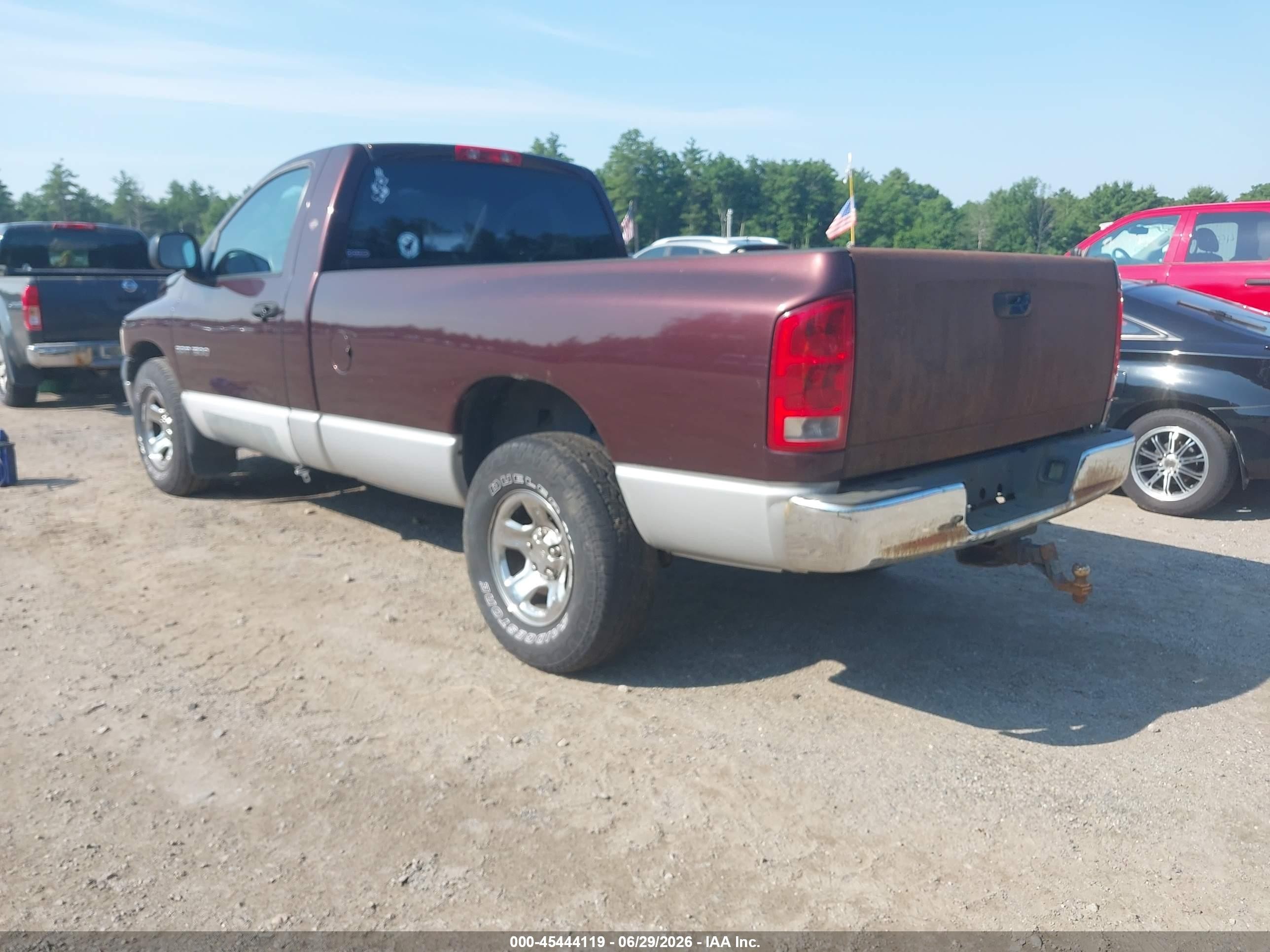 2004 Dodge Ram 1500 St Maroon vin: 1D7HA16N54J219485