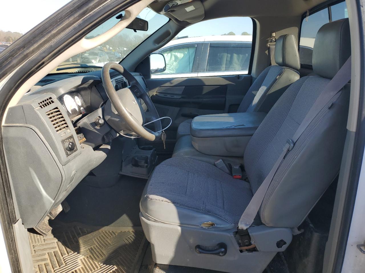 2008 Dodge Ram 1500 St White vin: 1D7HA16N58J186039