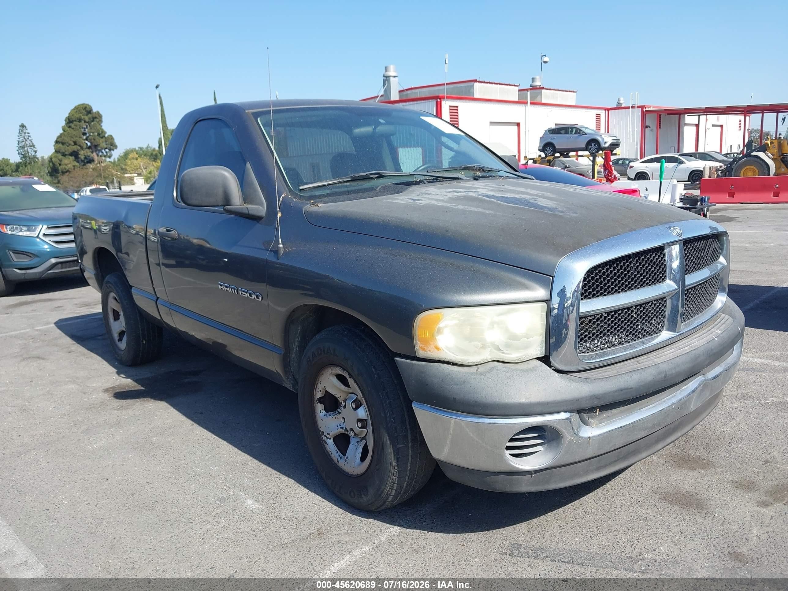 2003 Dodge Ram 1500 Slt/laramie/st Gray vin: 1D7HA16N63J560263