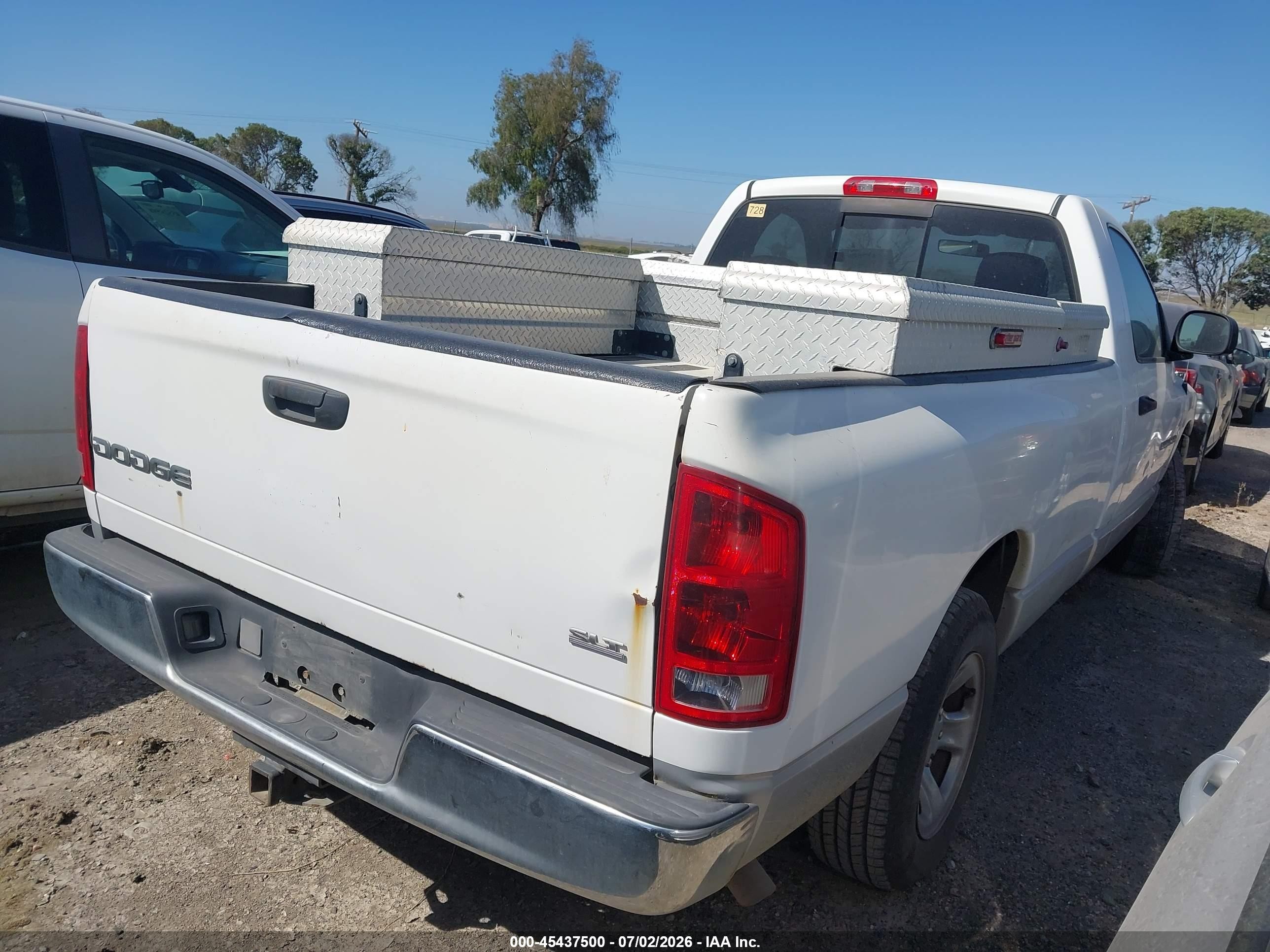 2004 Dodge Ram 1500 Slt/laramie White vin: 1D7HA16N64J190028