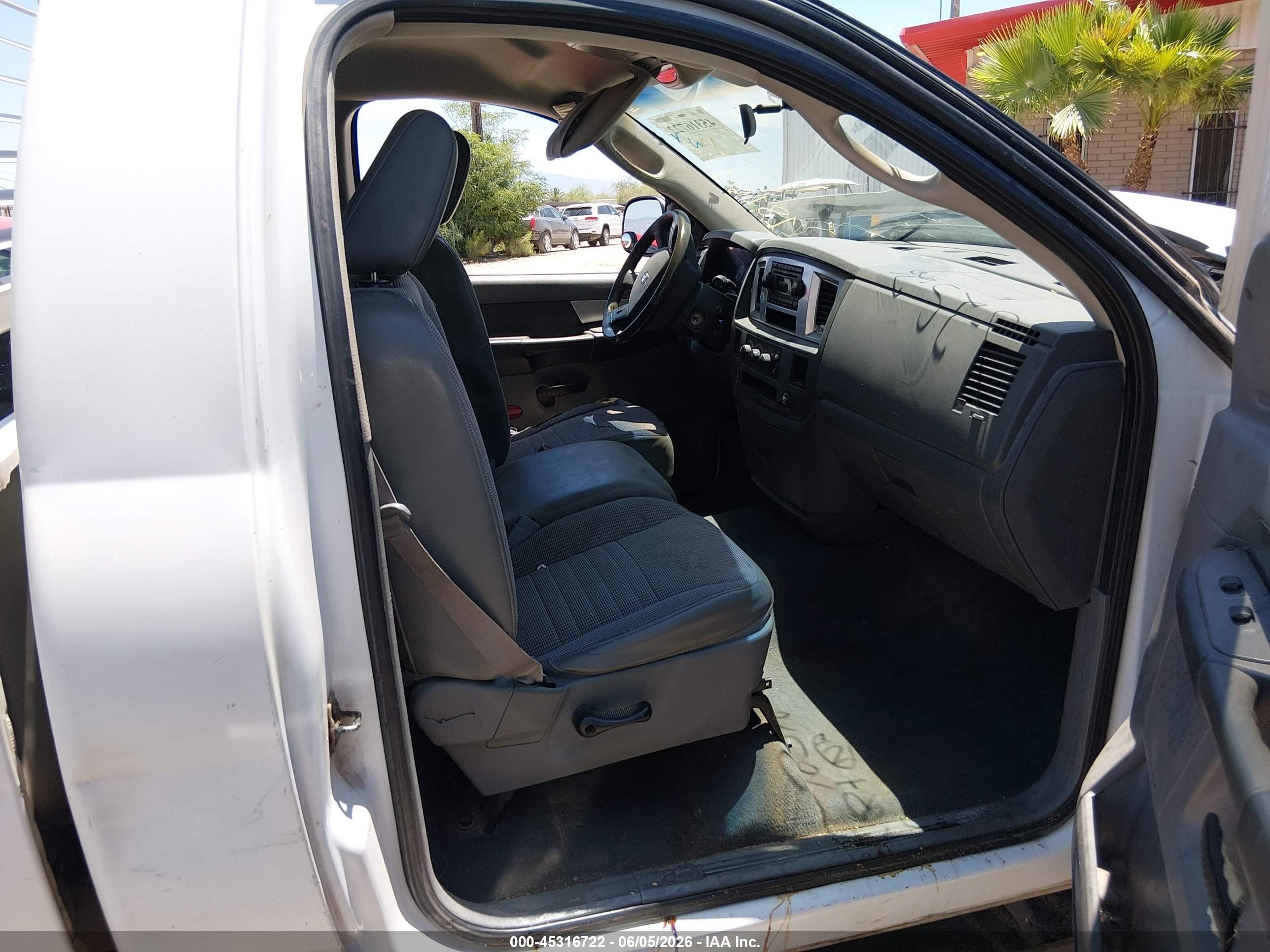 2008 Dodge Ram 1500 Slt White vin: 1D7HA16N68J181013