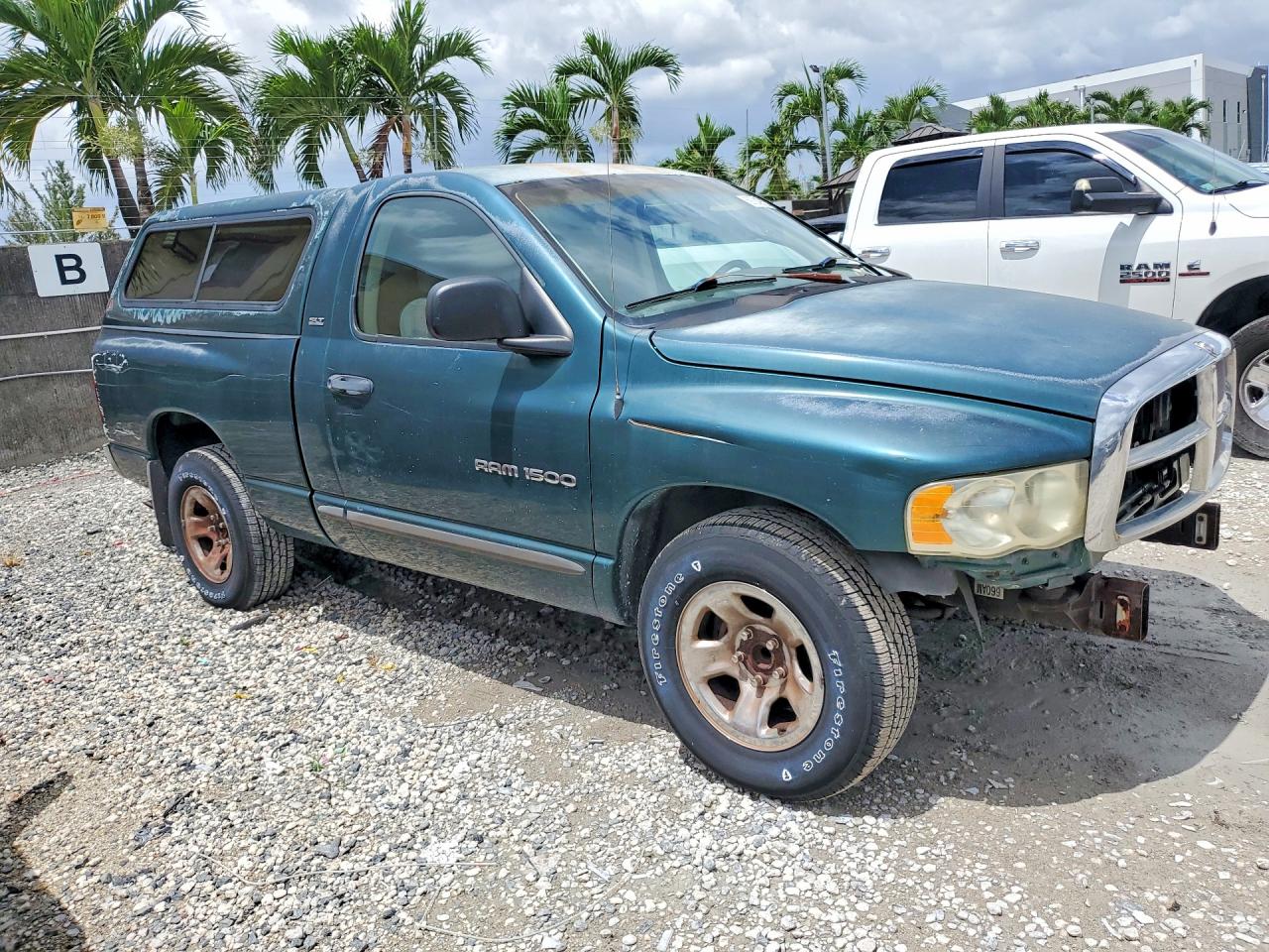 2002 Dodge Ram 1500 Green vin: 1D7HA16N72J120227
