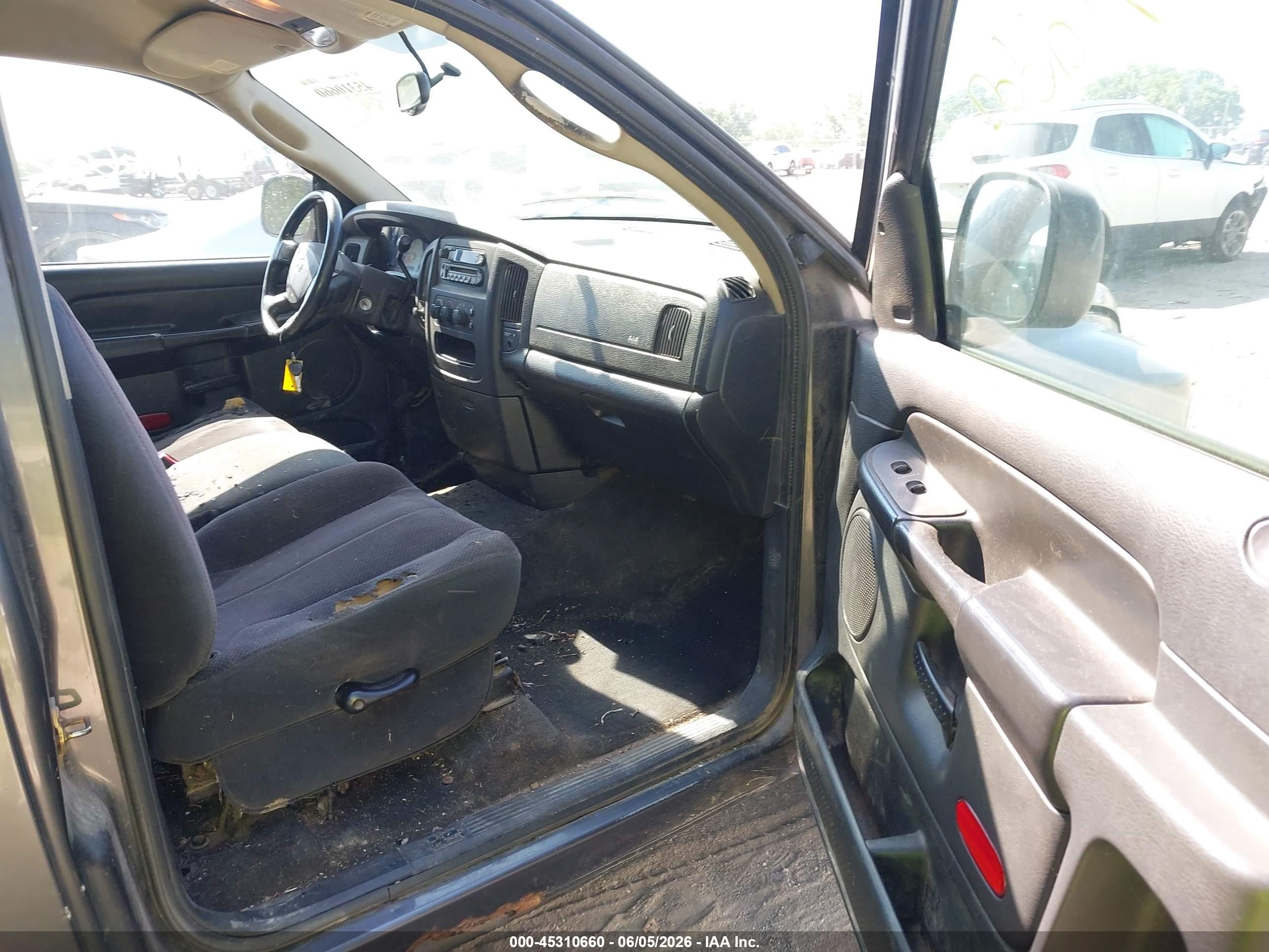 2004 Dodge Ram 1500 Slt/laramie Gray vin: 1D7HA16N74J206849