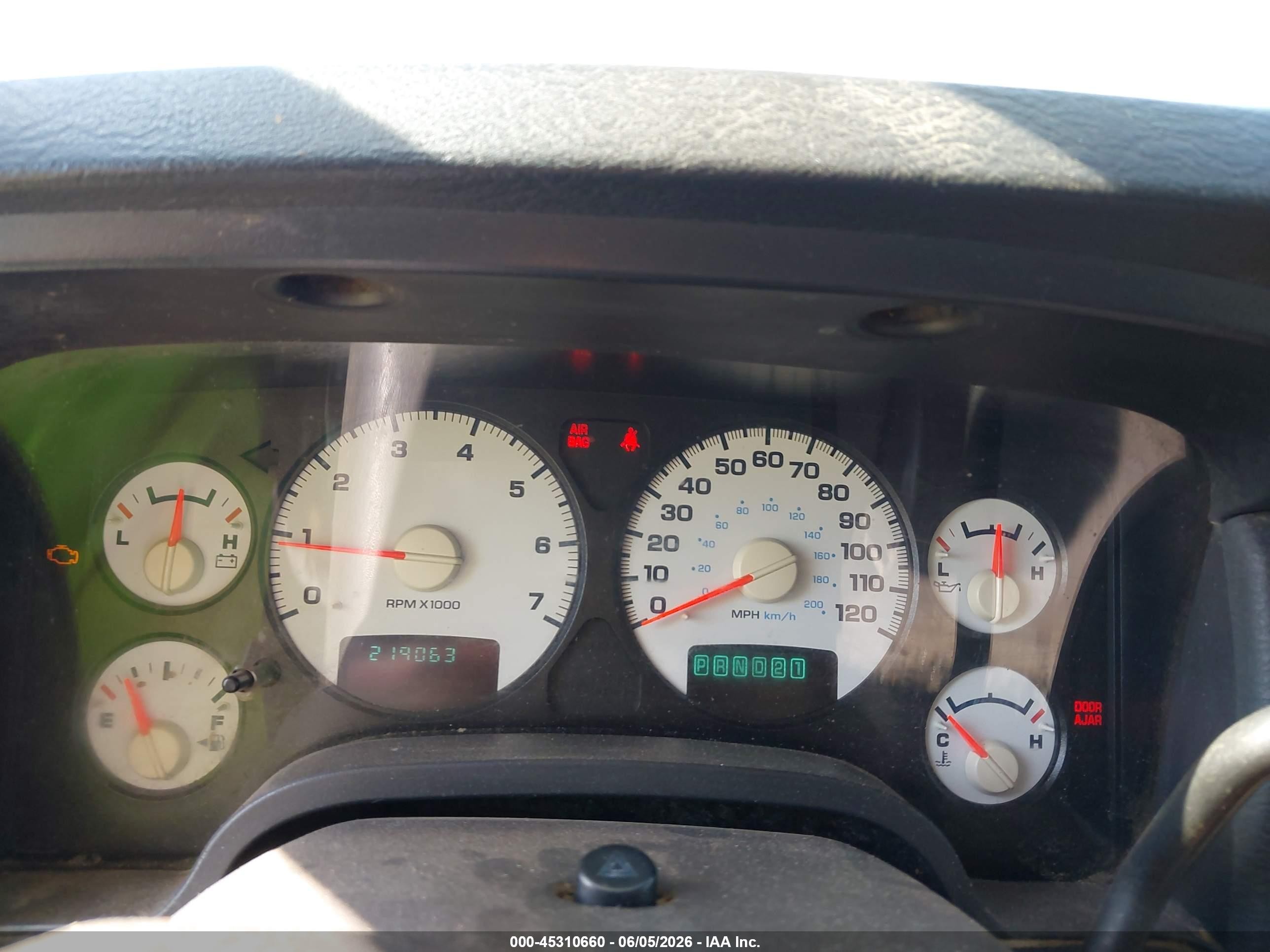 2004 Dodge Ram 1500 Slt/laramie Gray vin: 1D7HA16N74J206849