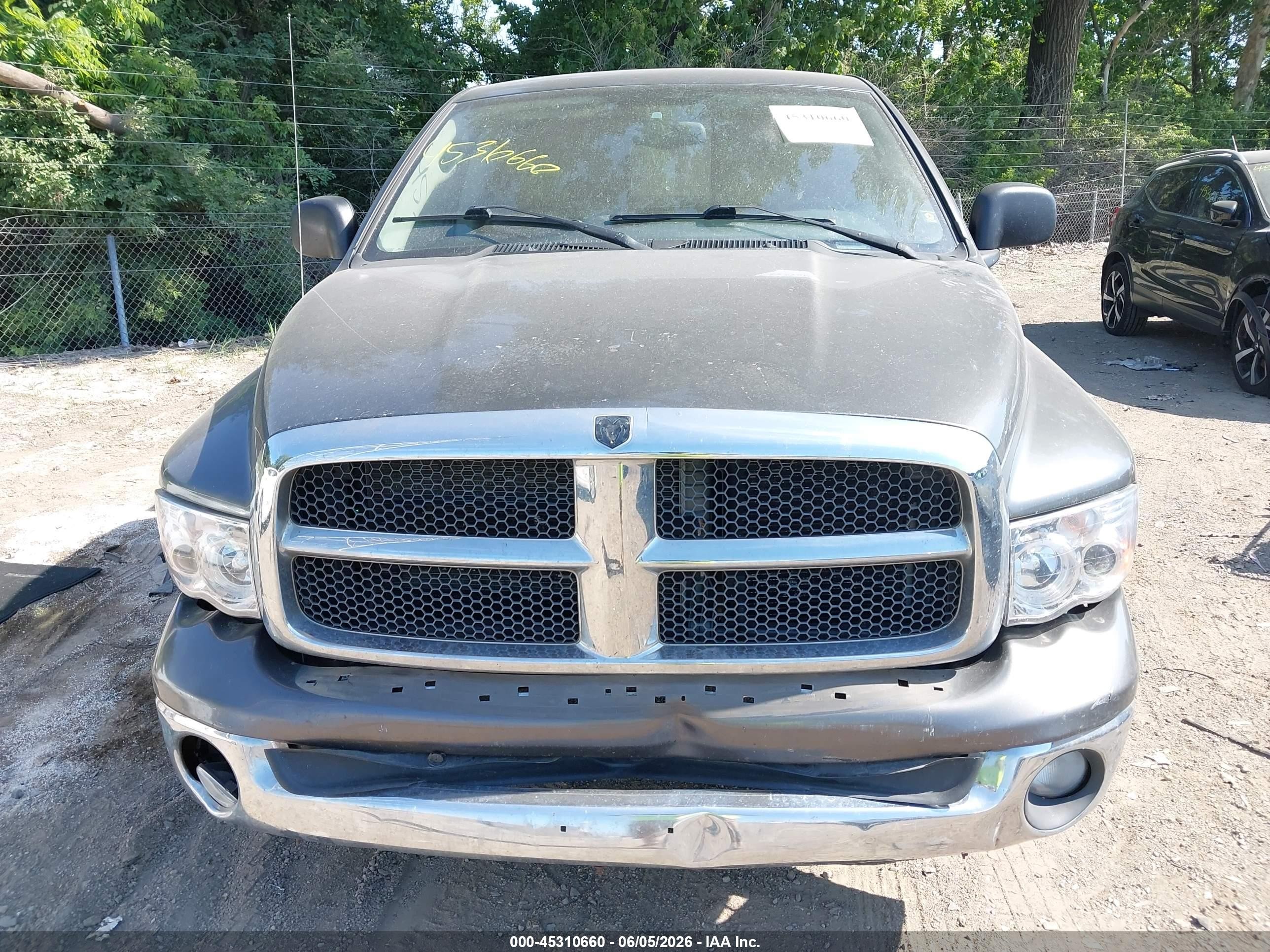 2004 Dodge Ram 1500 Slt/laramie Gray vin: 1D7HA16N74J206849