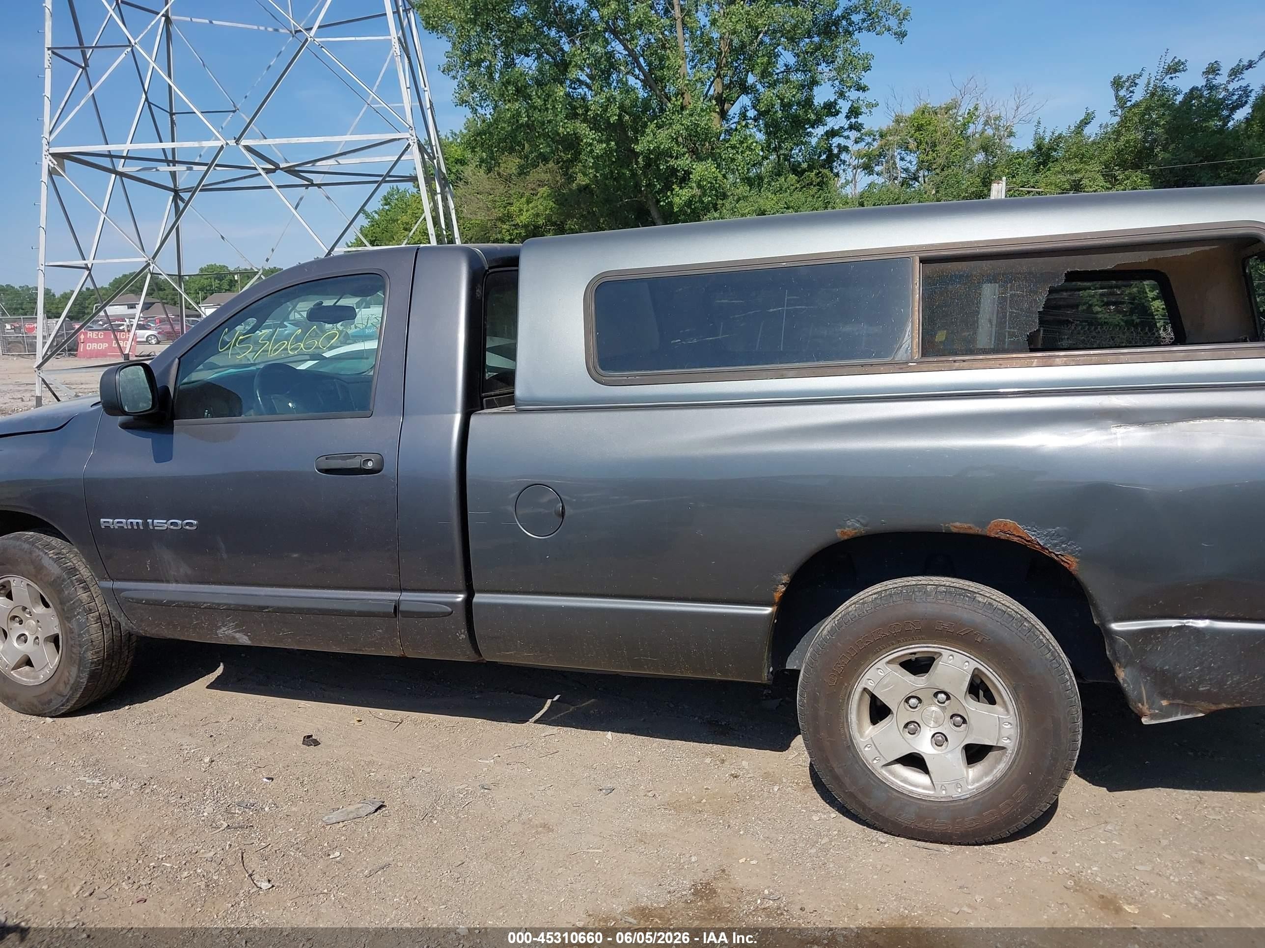 2004 Dodge Ram 1500 Slt/laramie Gray vin: 1D7HA16N74J206849