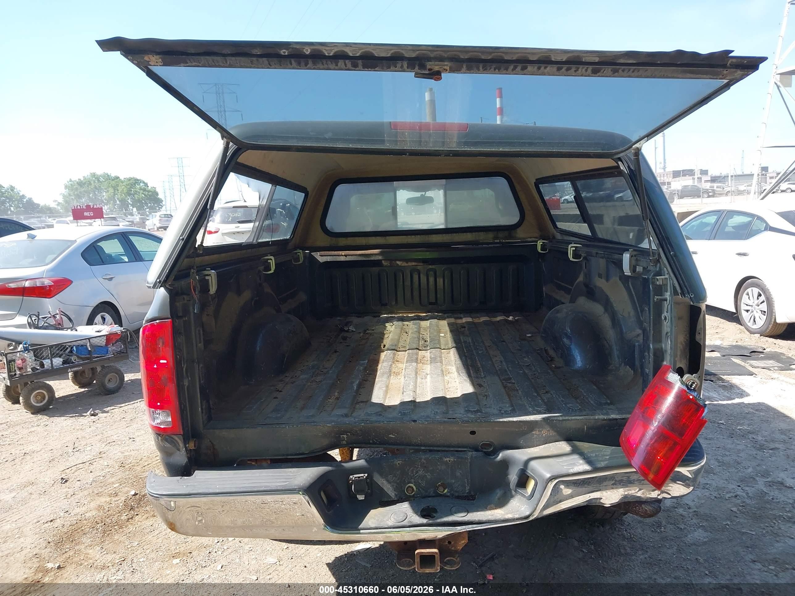 2004 Dodge Ram 1500 Slt/laramie Gray vin: 1D7HA16N74J206849