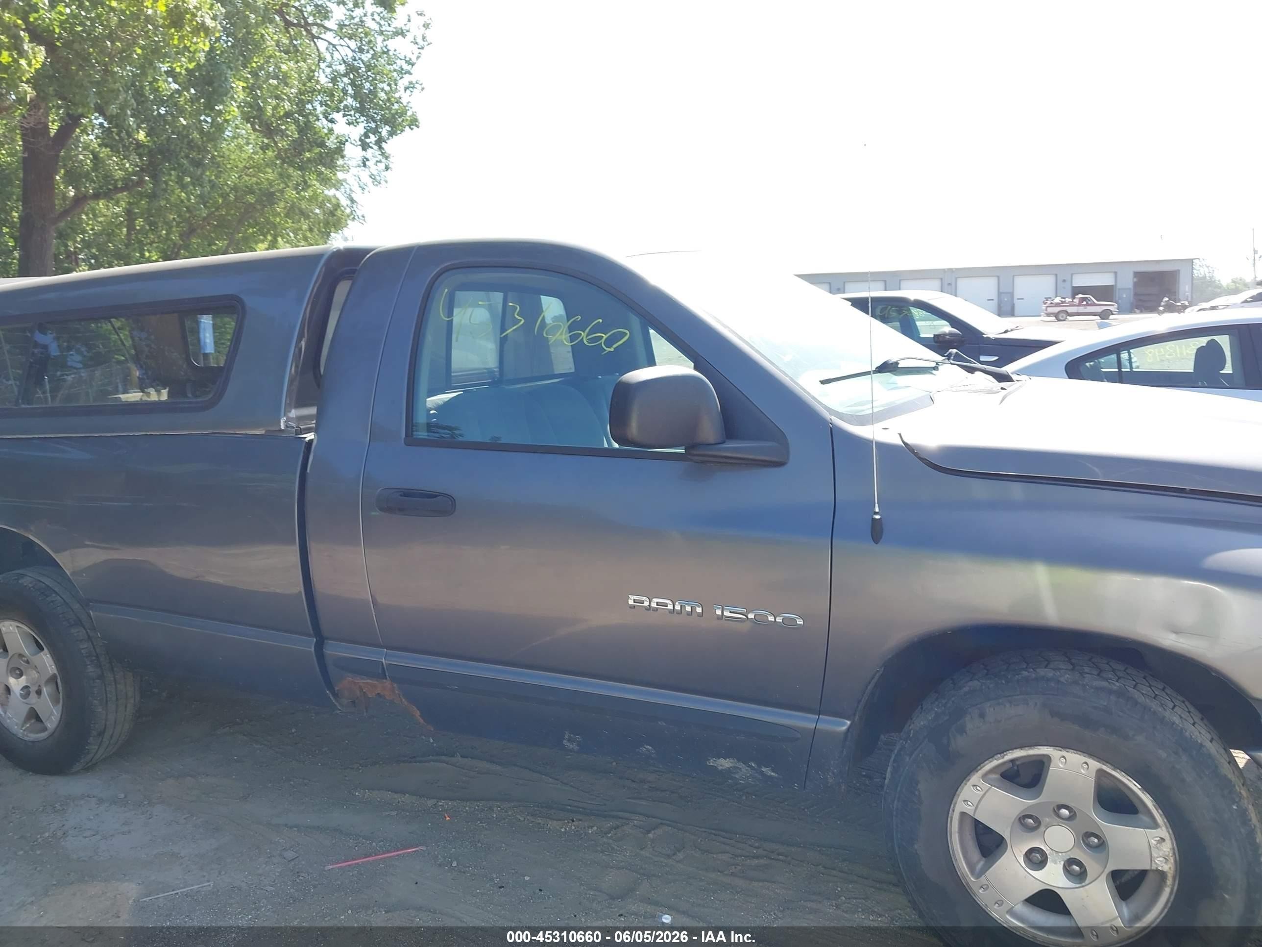 2004 Dodge Ram 1500 Slt/laramie Gray vin: 1D7HA16N74J206849