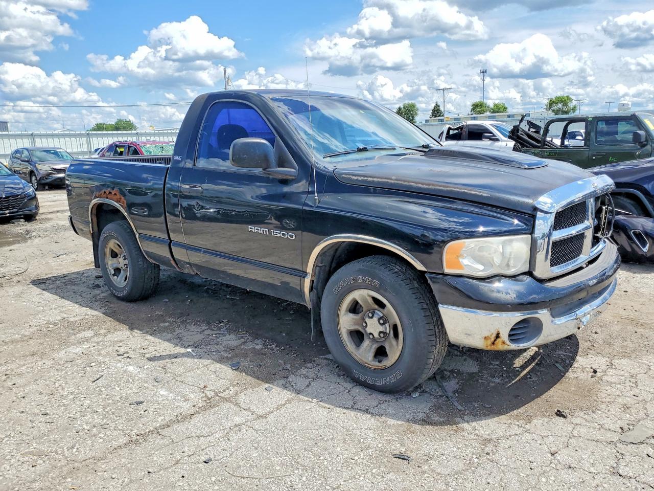 2005 Dodge Ram 1500 St Black vin: 1D7HA16N75J604290