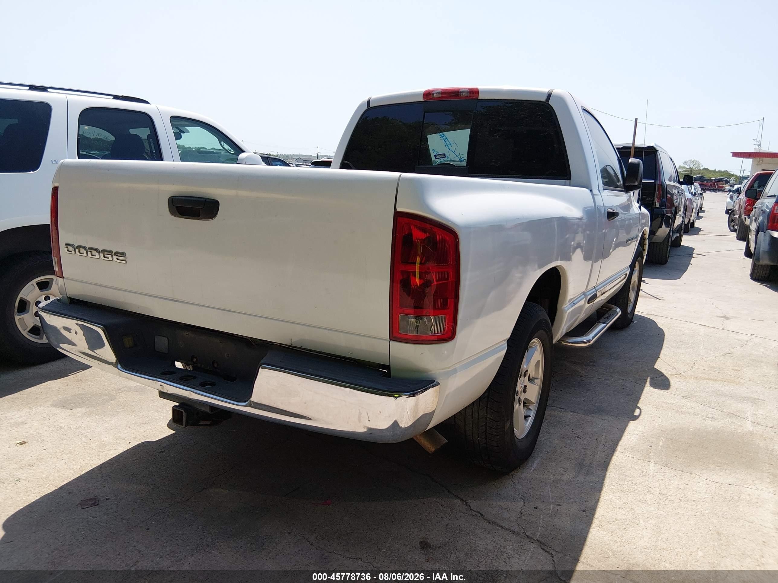 2004 Dodge Ram 1500 St White vin: 1D7HA16N84J284346