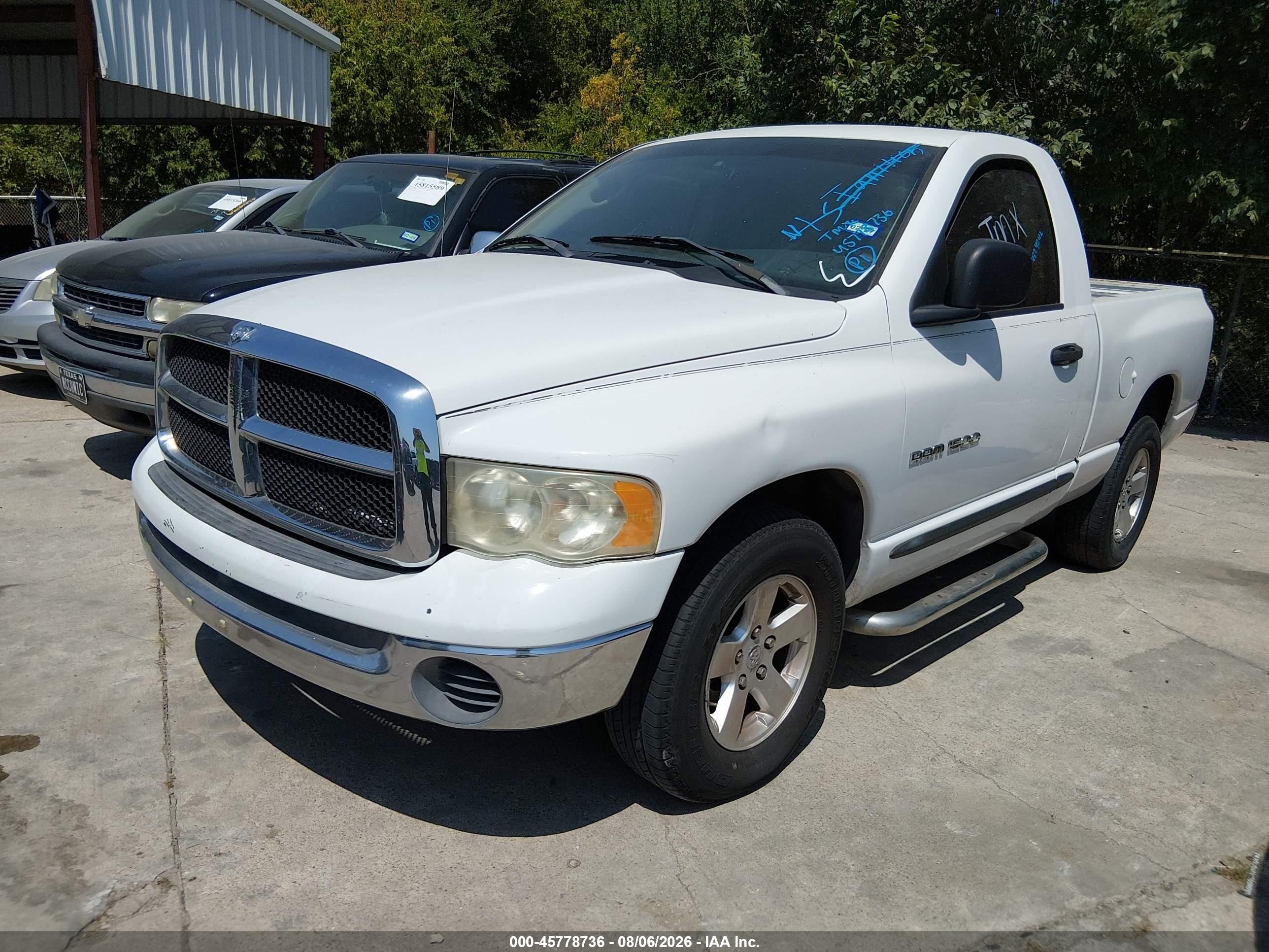 2004 Dodge Ram 1500 St White vin: 1D7HA16N84J284346