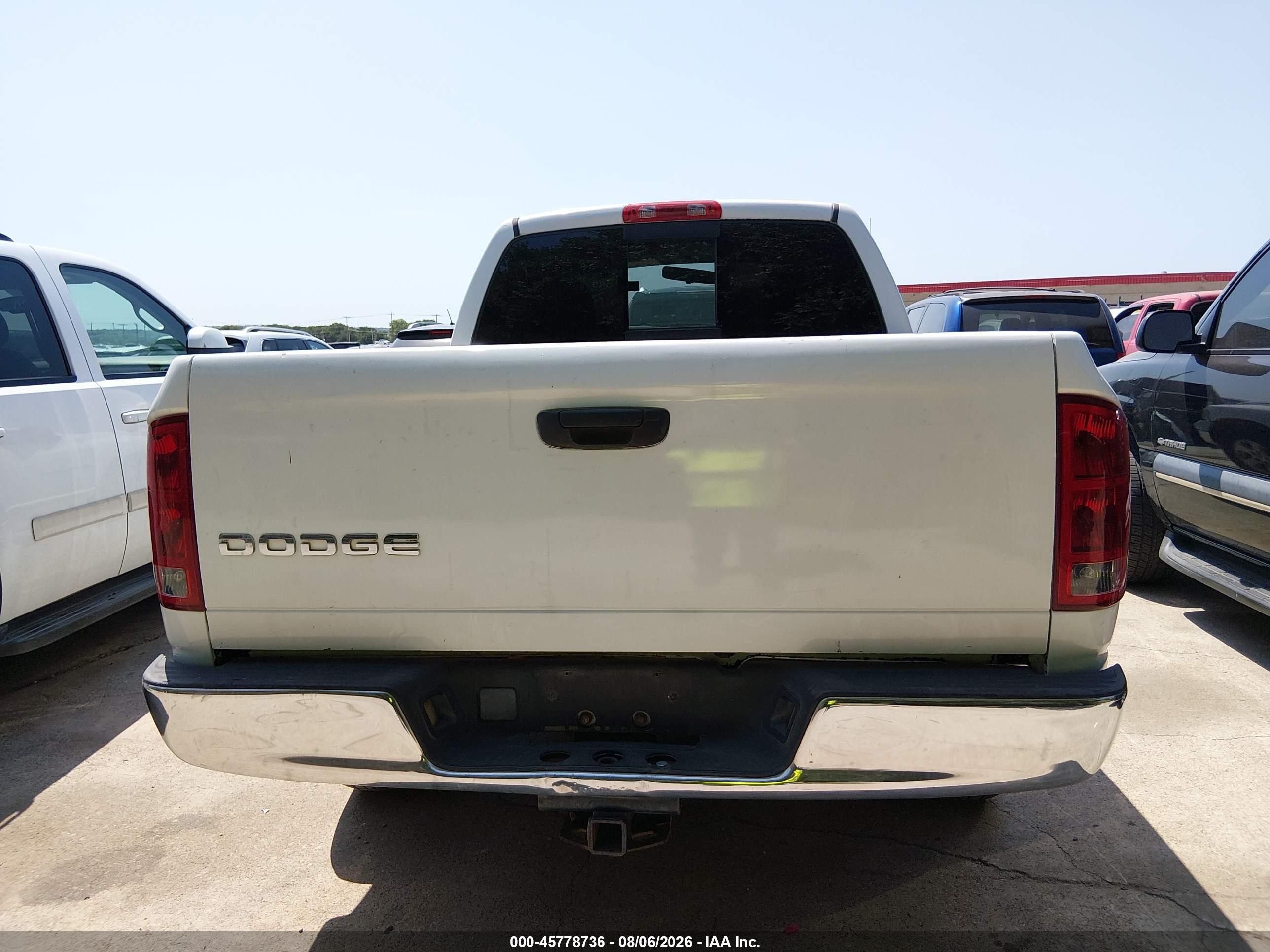 2004 Dodge Ram 1500 St White vin: 1D7HA16N84J284346