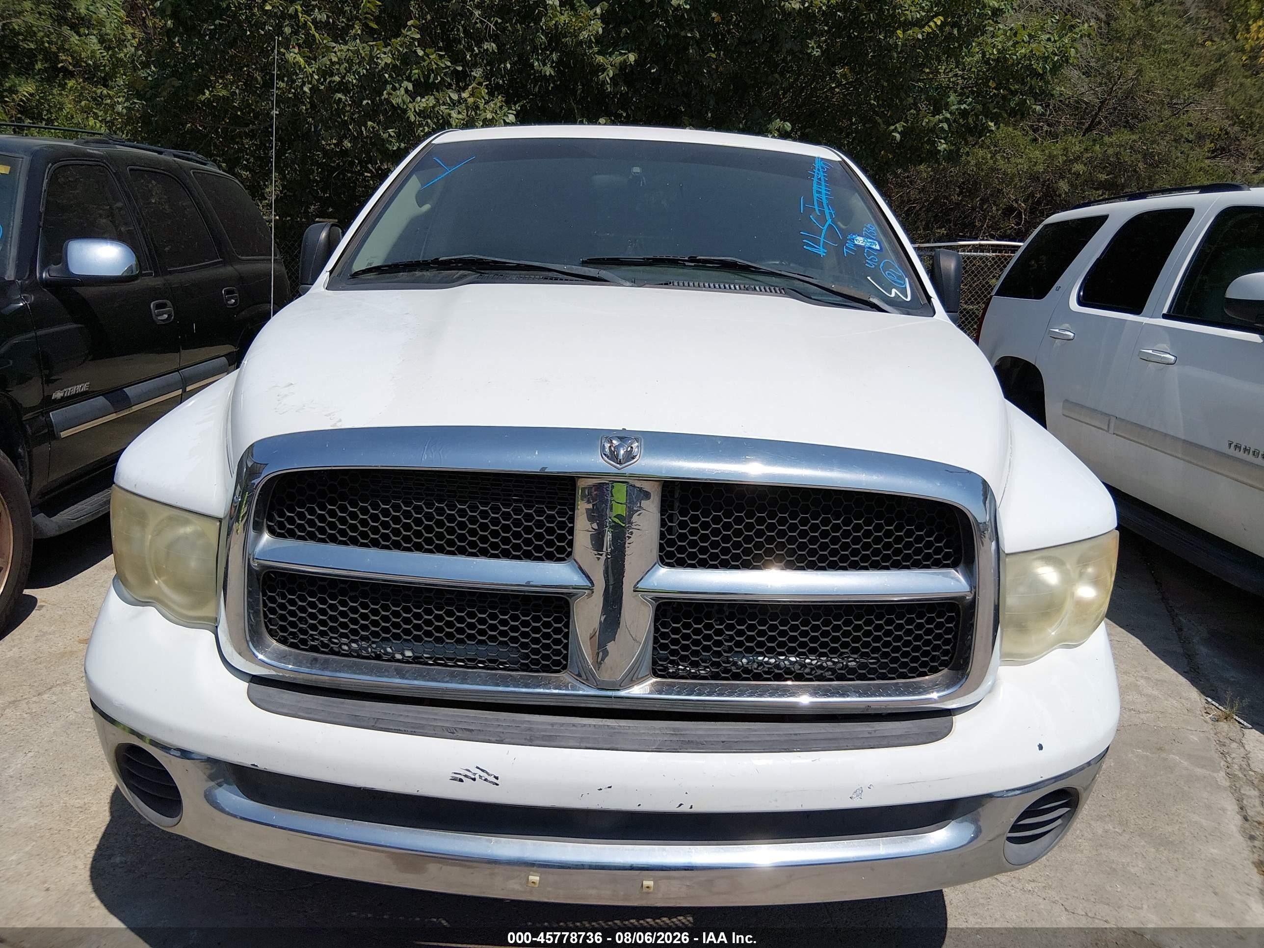 2004 Dodge Ram 1500 St White vin: 1D7HA16N84J284346