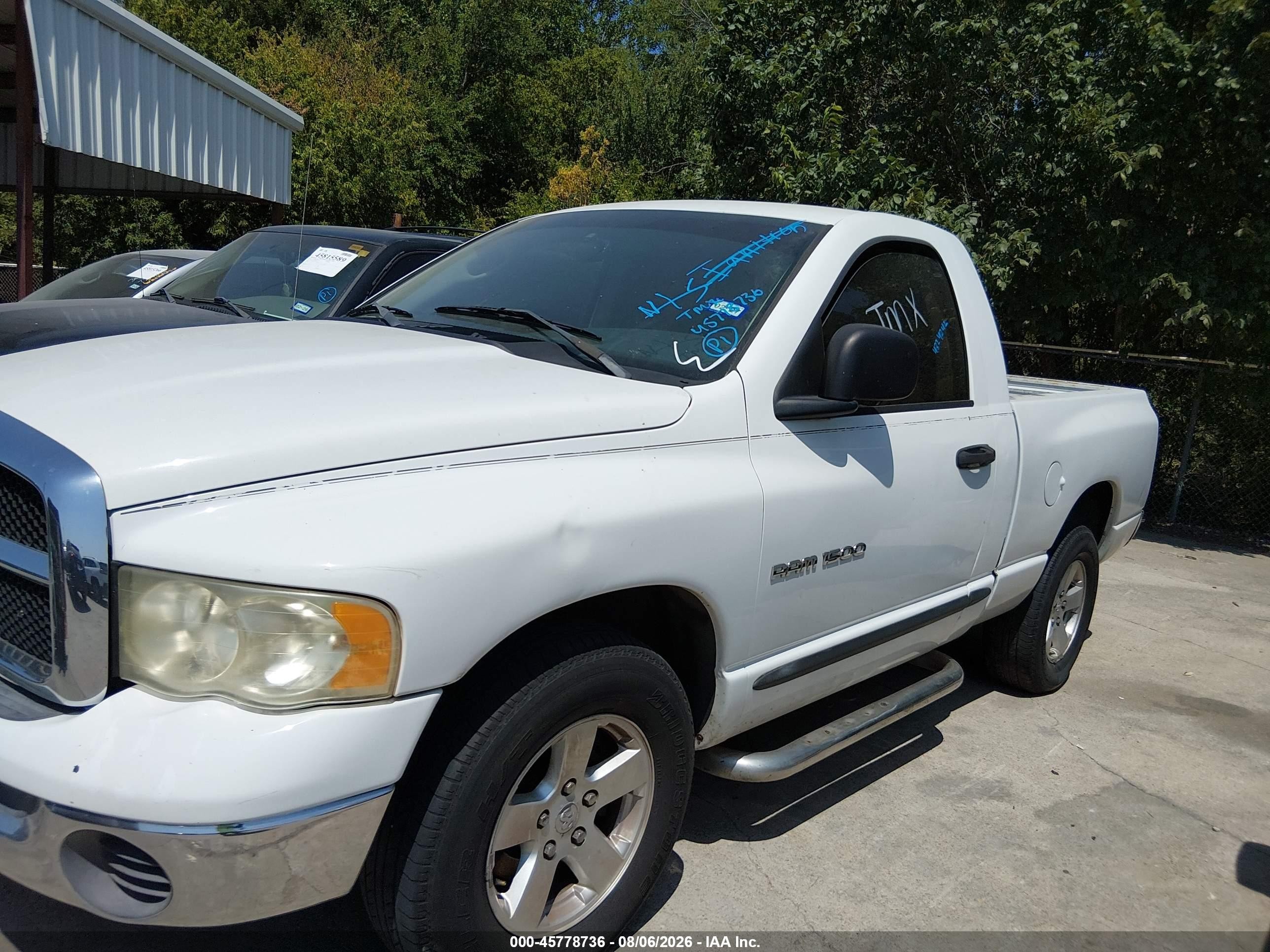 2004 Dodge Ram 1500 St White vin: 1D7HA16N84J284346