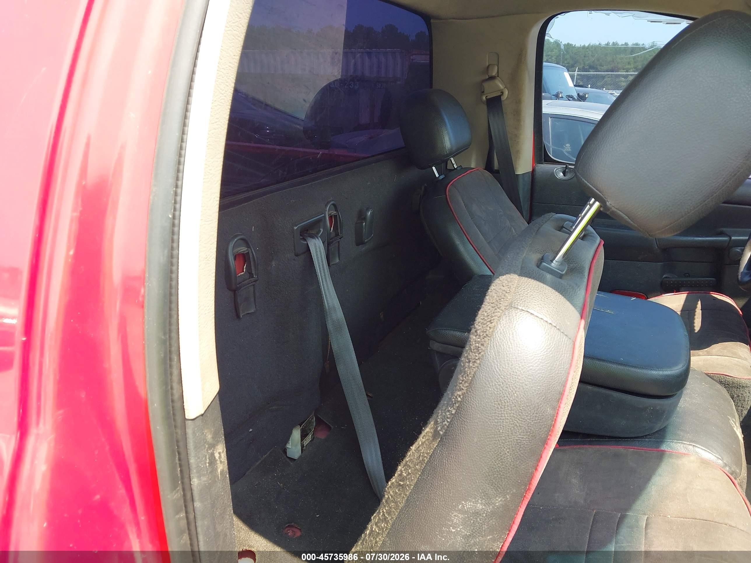 2002 Dodge Ram 1500 St Red vin: 1D7HA16N92J236707