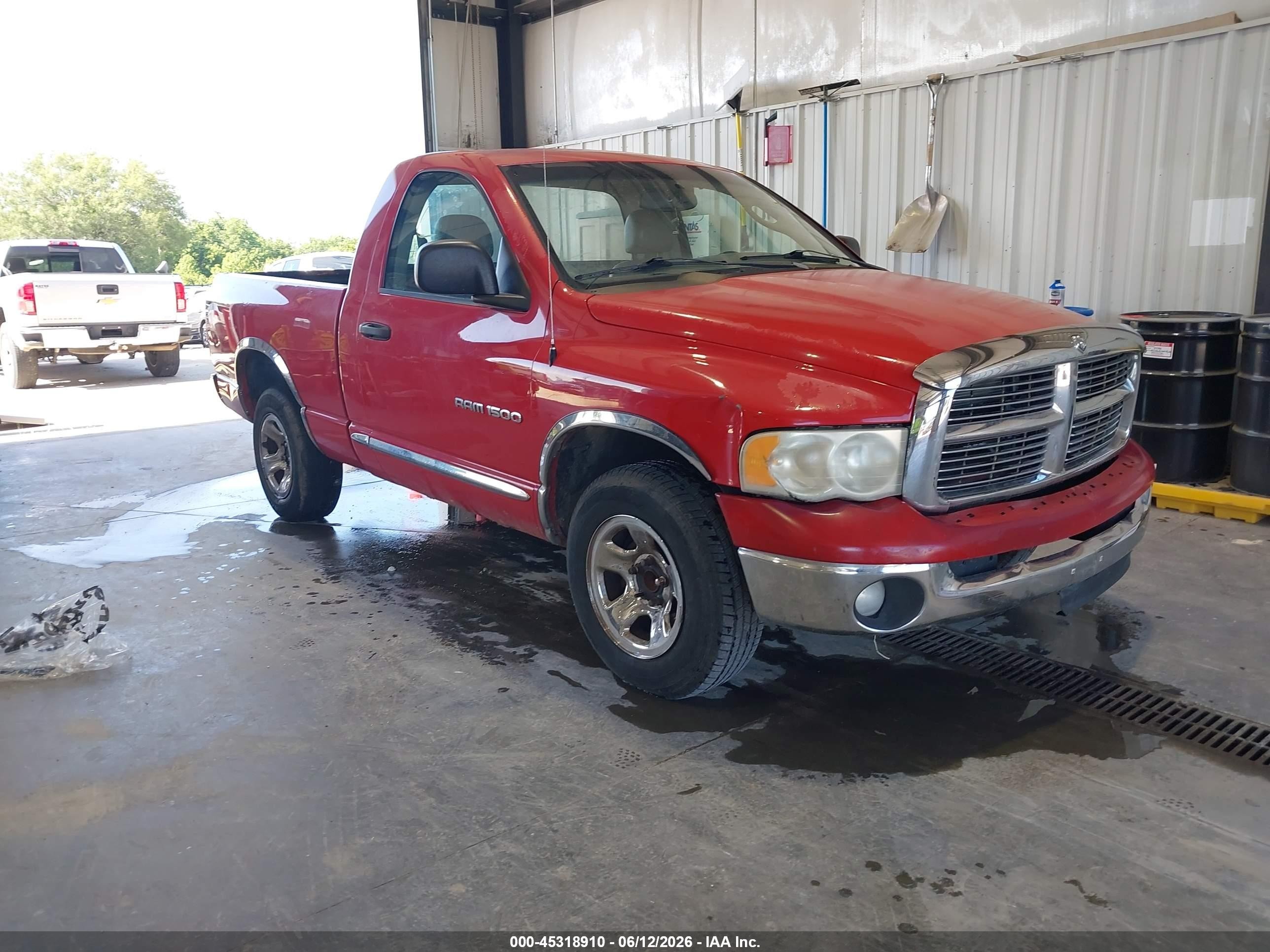 2005 Dodge Ram 1500 Slt/laramie Red vin: 1D7HA16N95J555674