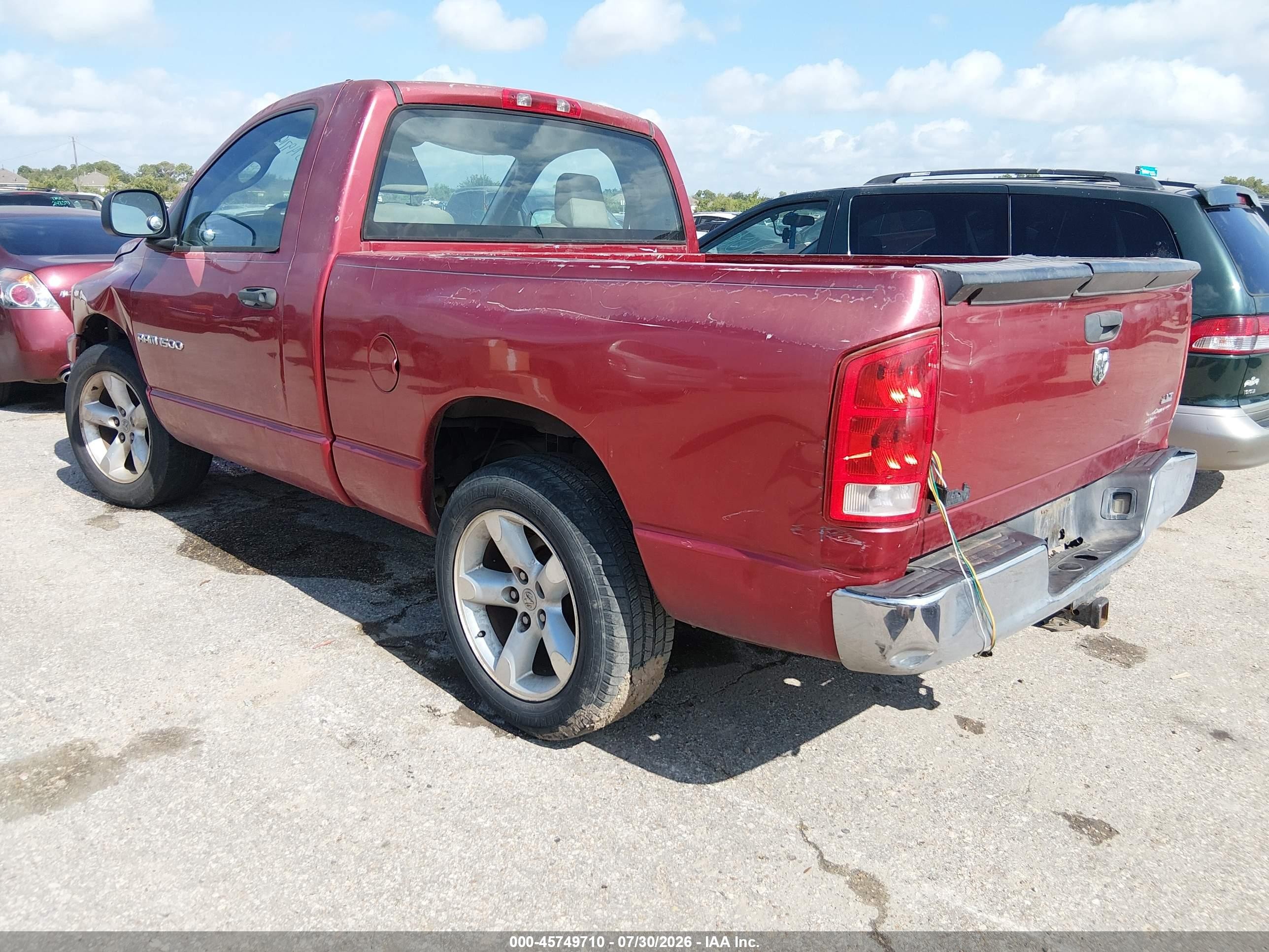 2006 Dodge Ram 1500 Slt Красный vin: 1D7HA16NX6J184266
