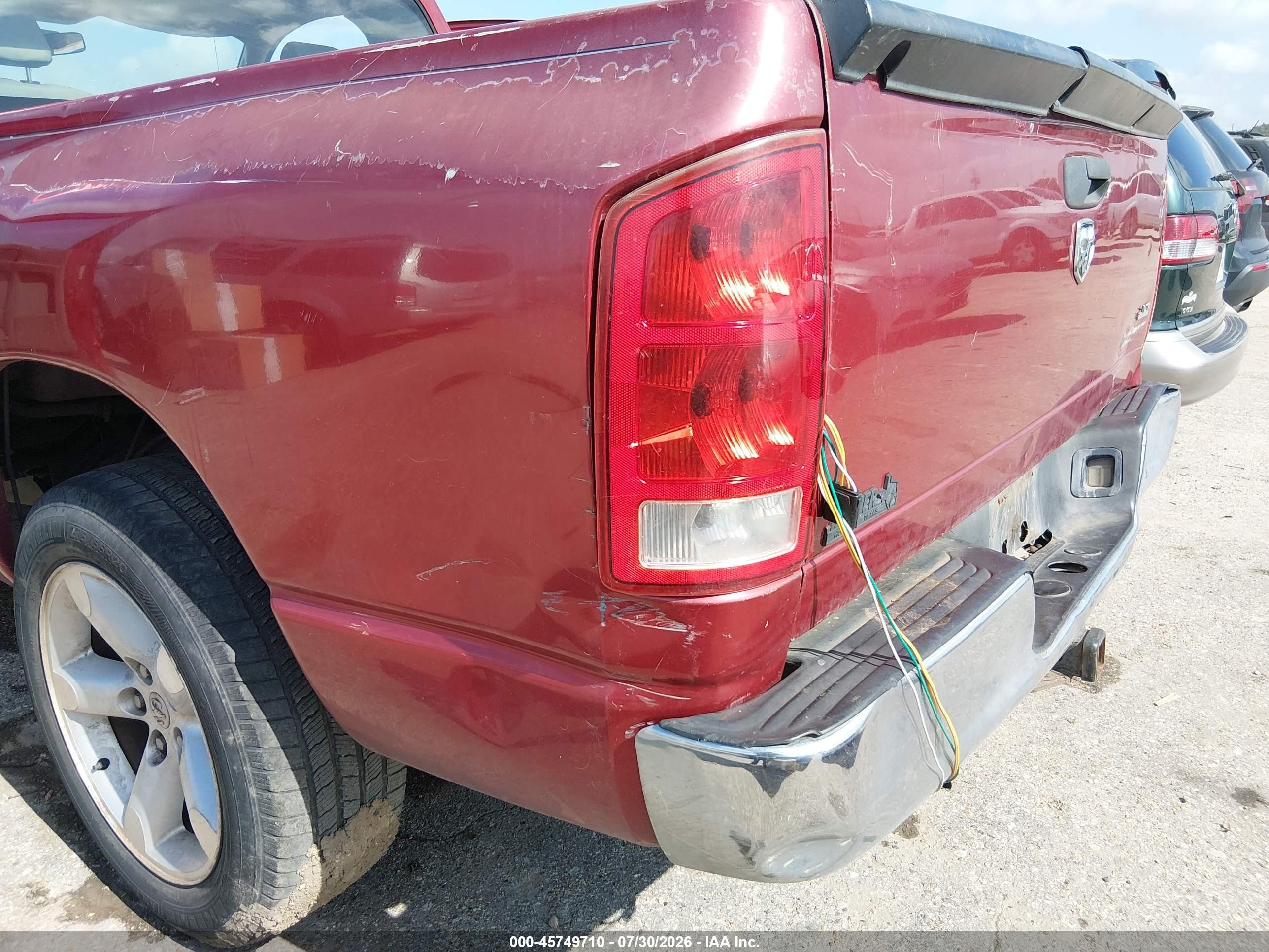 2006 Dodge Ram 1500 Slt Красный vin: 1D7HA16NX6J184266