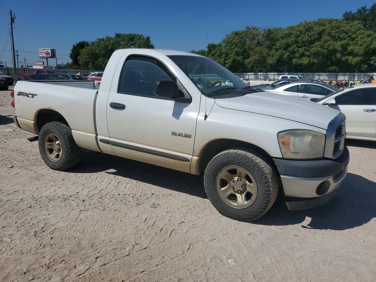 2008 Dodge Ram 1500 Slt White vin: 1D7HA16NX8J147253