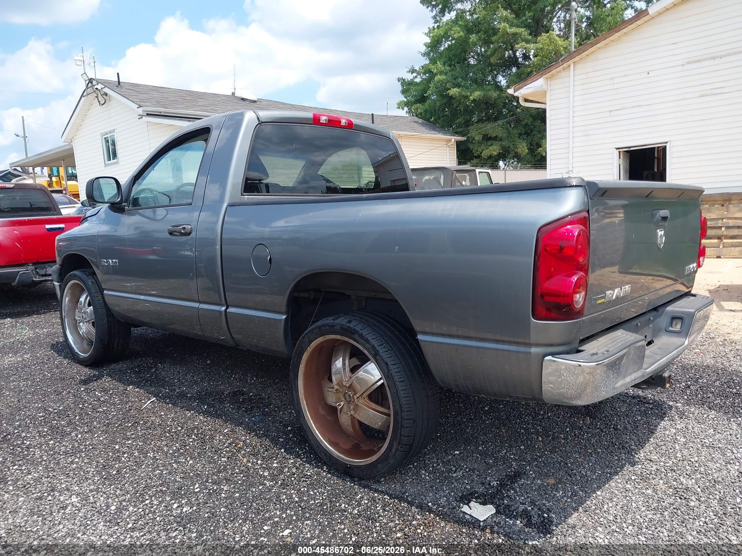2008 Dodge Ram 1500 St/sxt Gray vin: 1D7HA16NX8J220458