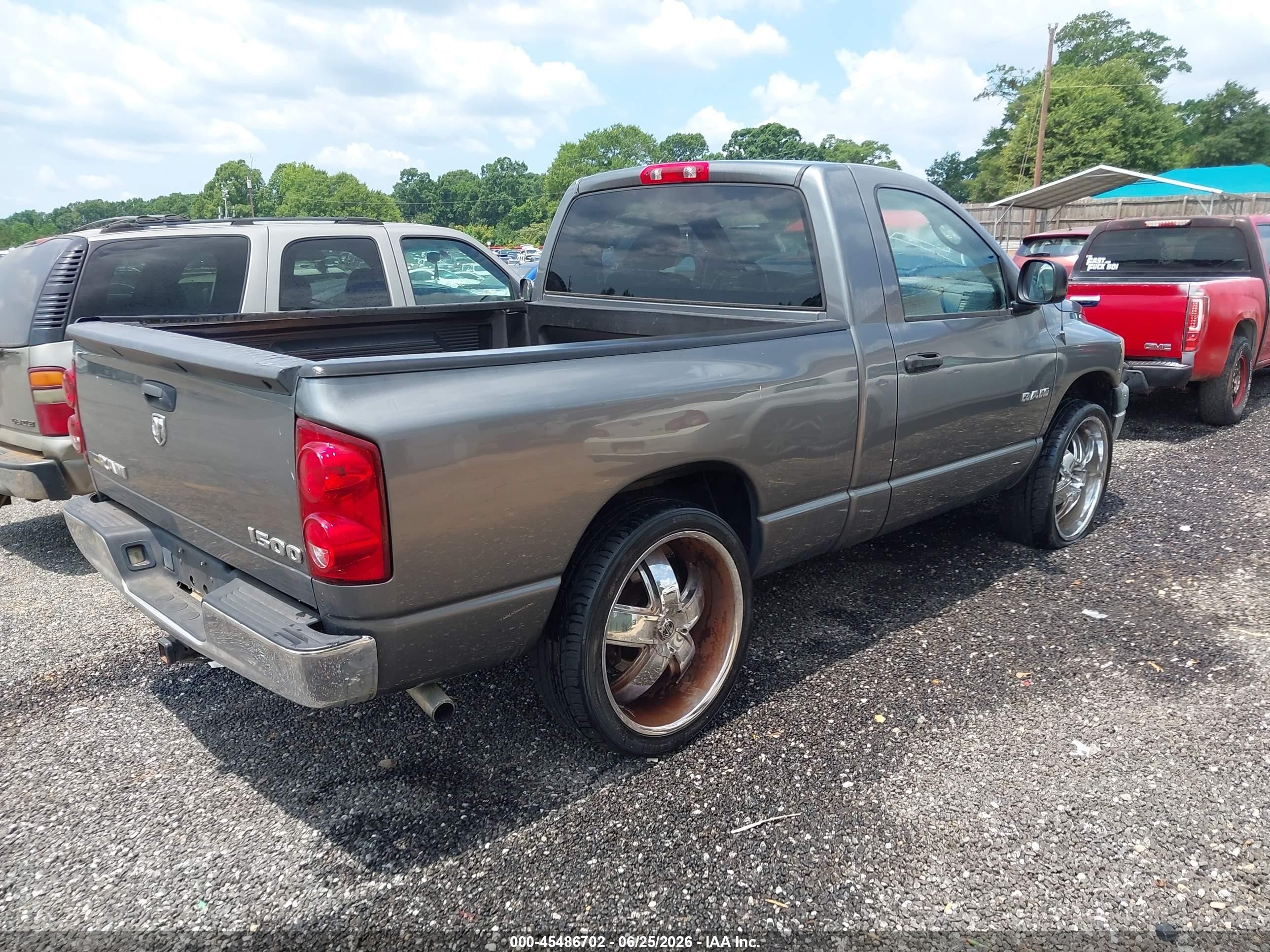 2008 Dodge Ram 1500 St/sxt Gray vin: 1D7HA16NX8J220458