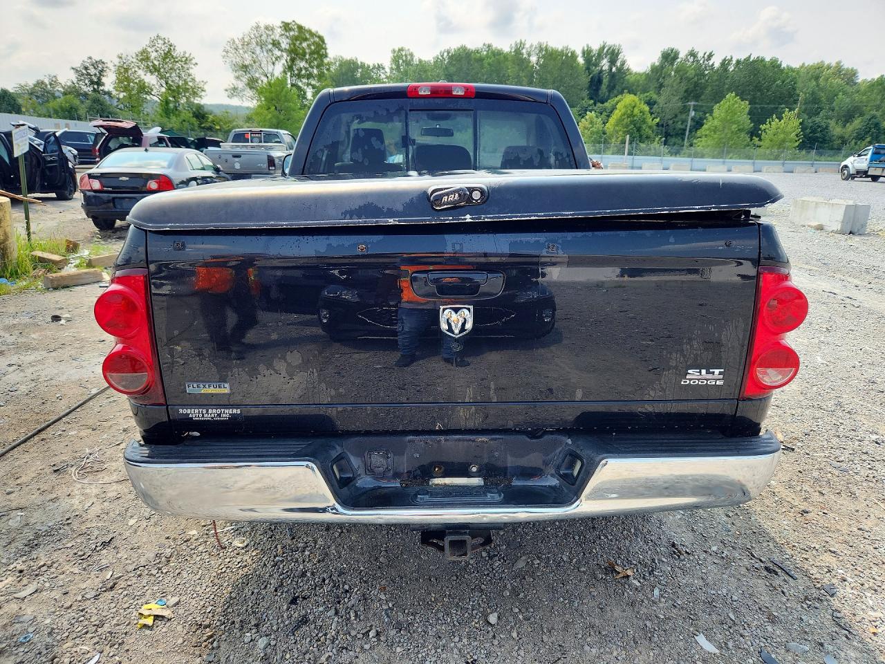 2007 Dodge Ram 1500 St Черный vin: 1D7HA16P07J560170