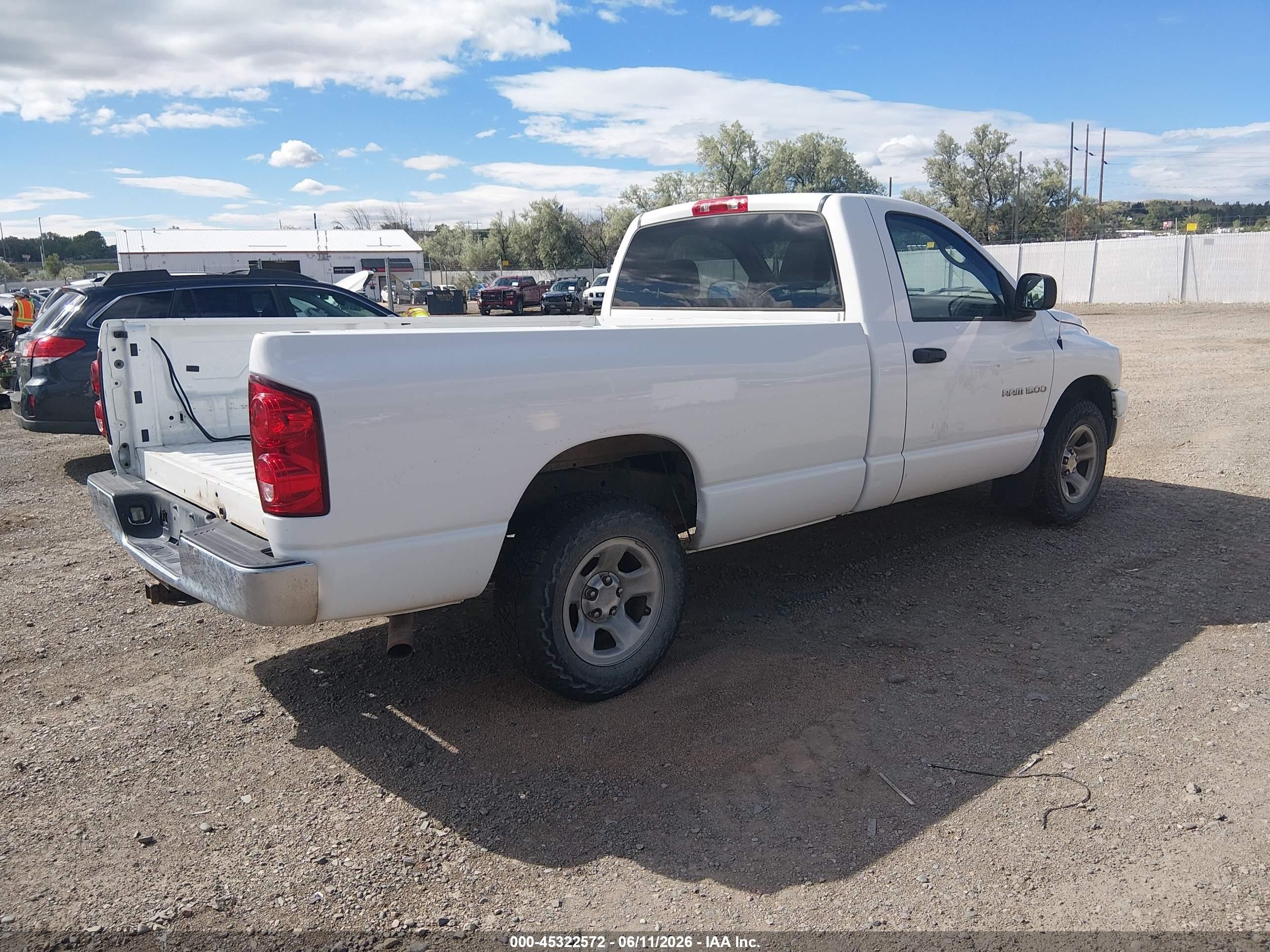 2007 Dodge Ram 1500 Slt White vin: 1D7HA16P27J629277