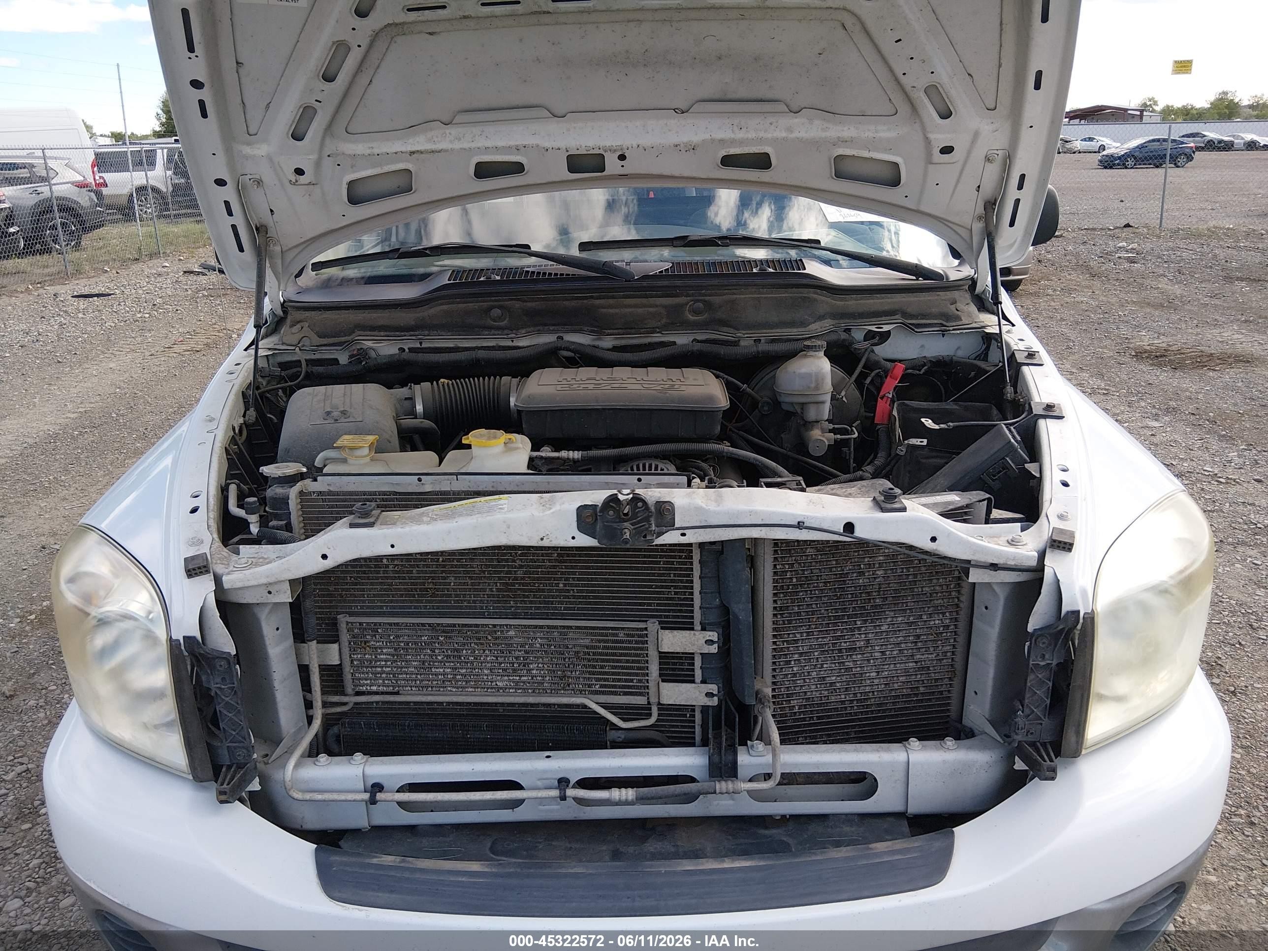 2007 Dodge Ram 1500 Slt White vin: 1D7HA16P27J629277