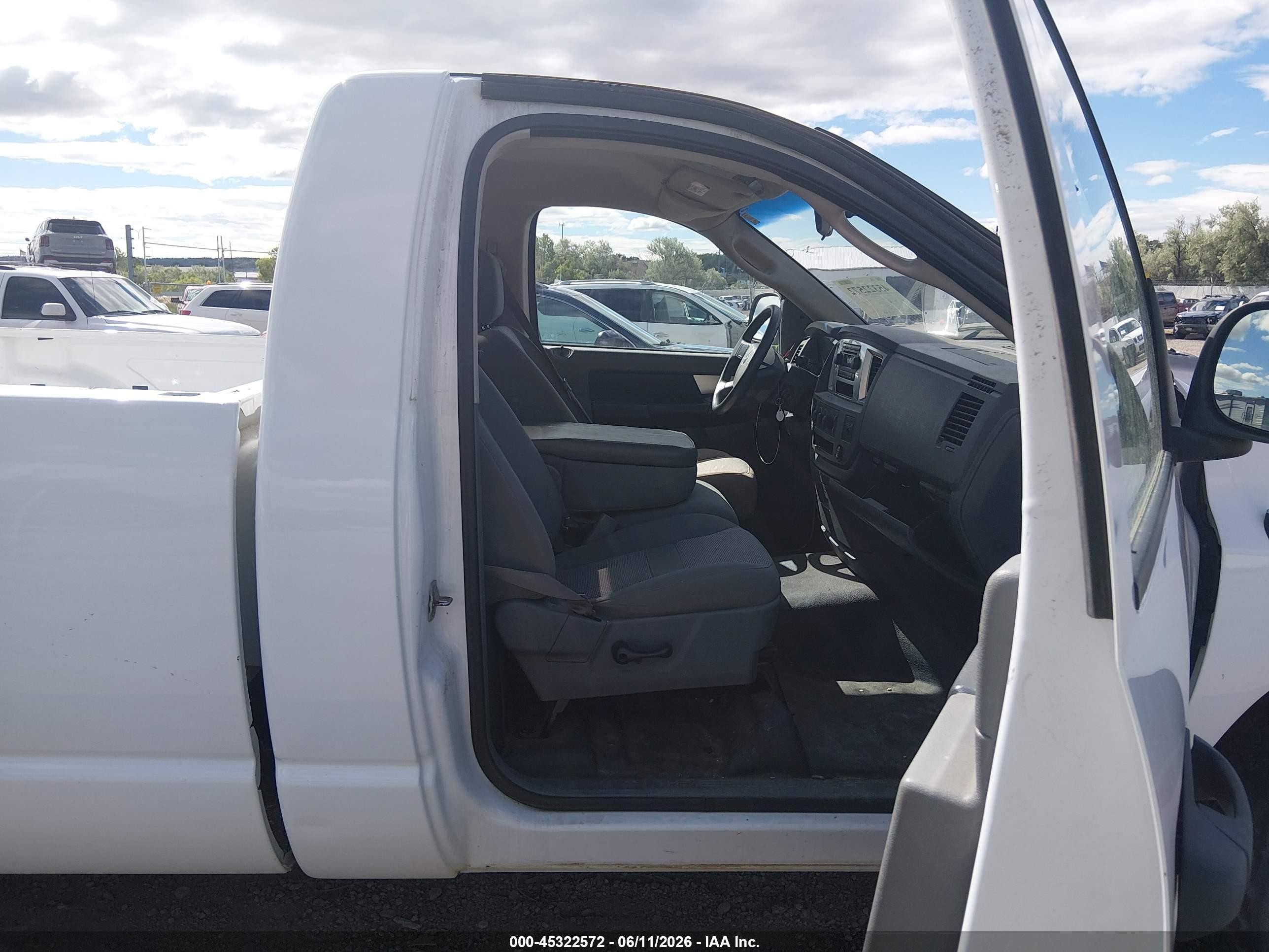 2007 Dodge Ram 1500 Slt White vin: 1D7HA16P27J629277