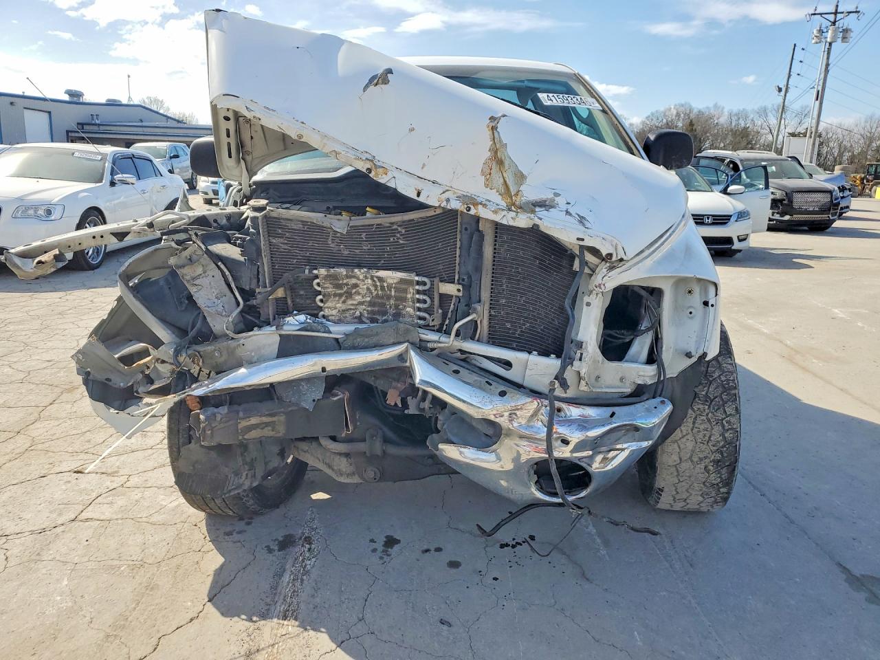 2007 Dodge Ram 1500 St Белый vin: 1D7HA16P67J629184