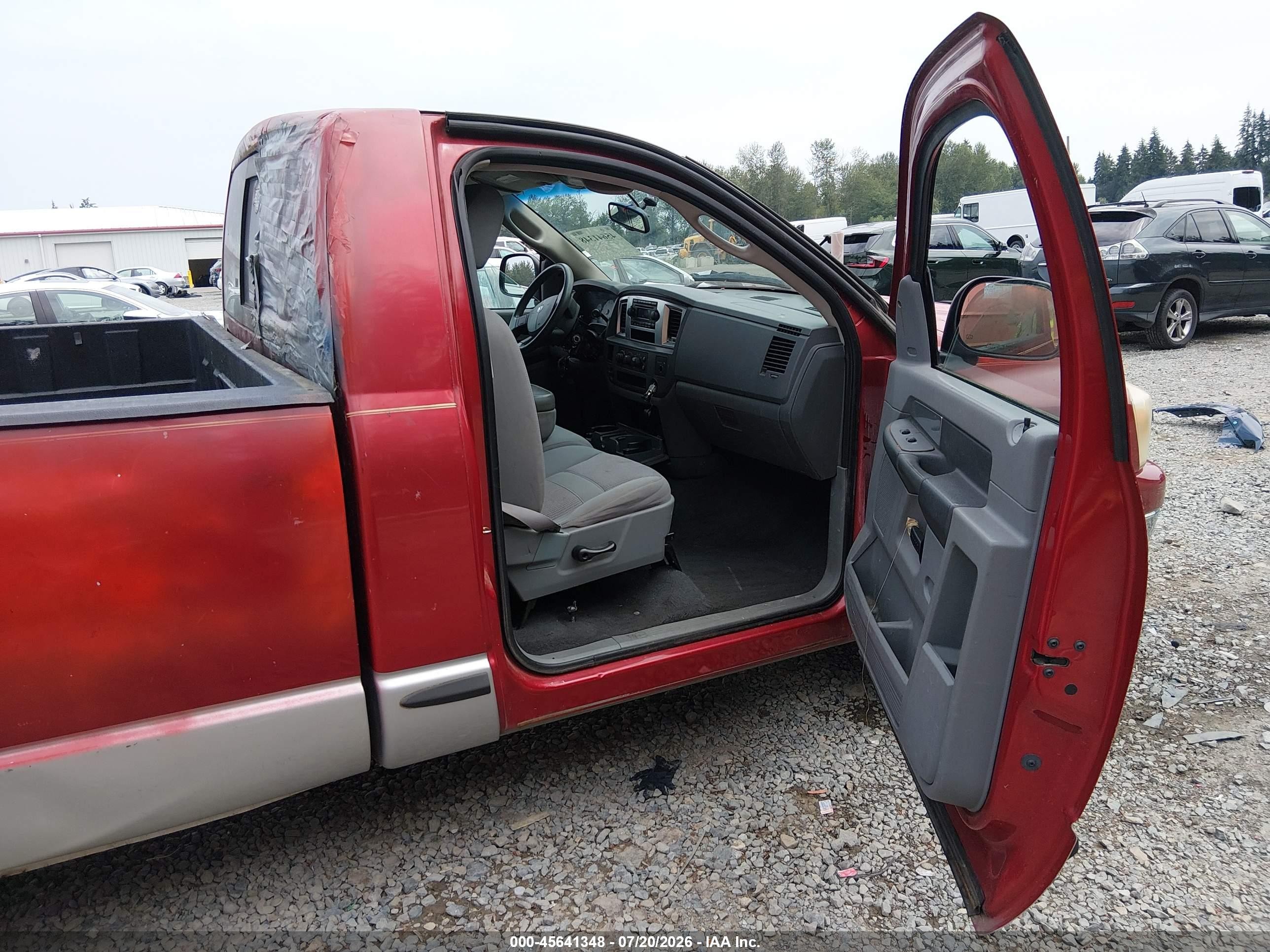 2007 Dodge Ram 1500 Slt Red vin: 1D7HA16P77J599404