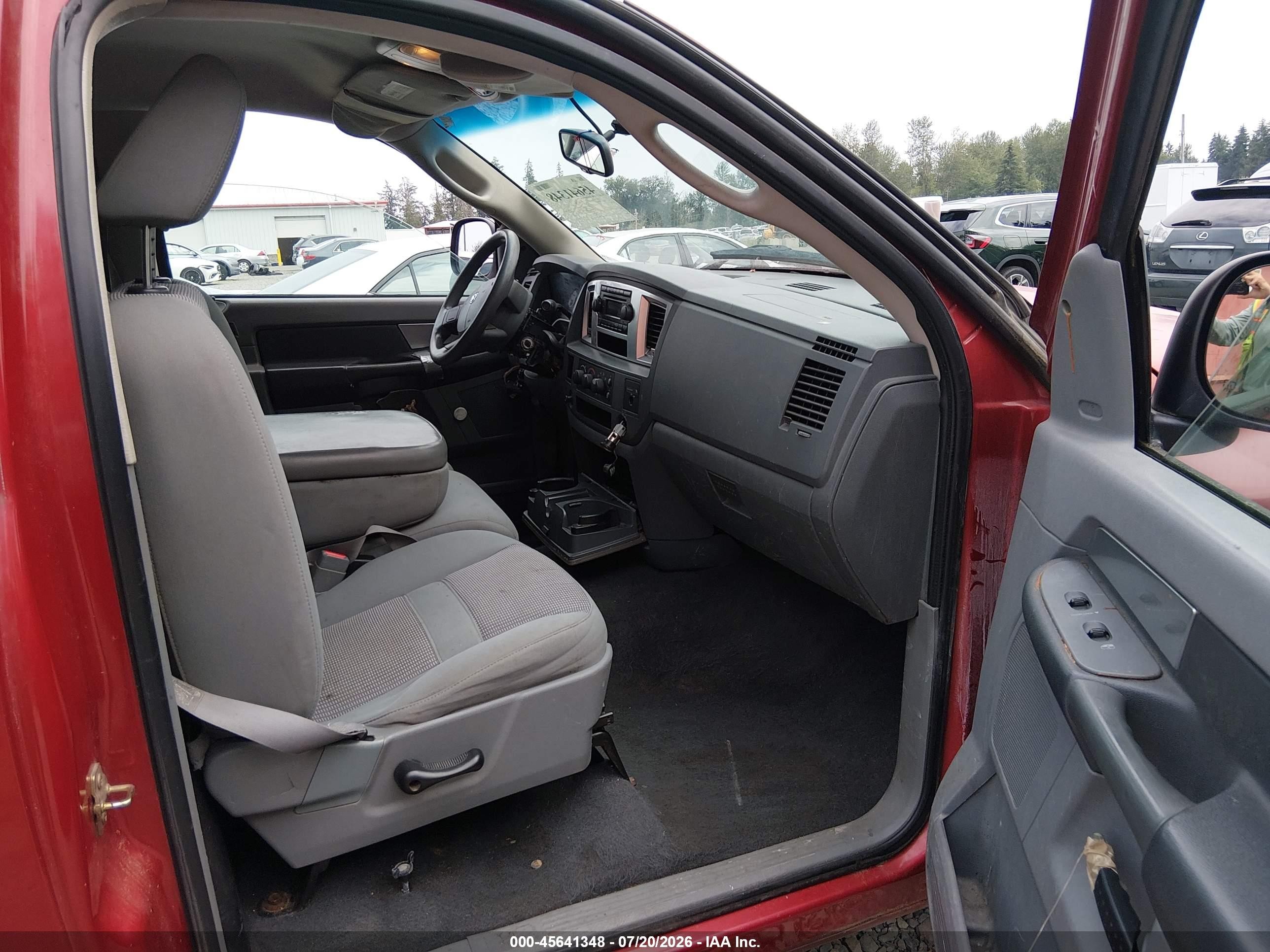 2007 Dodge Ram 1500 Slt Red vin: 1D7HA16P77J599404