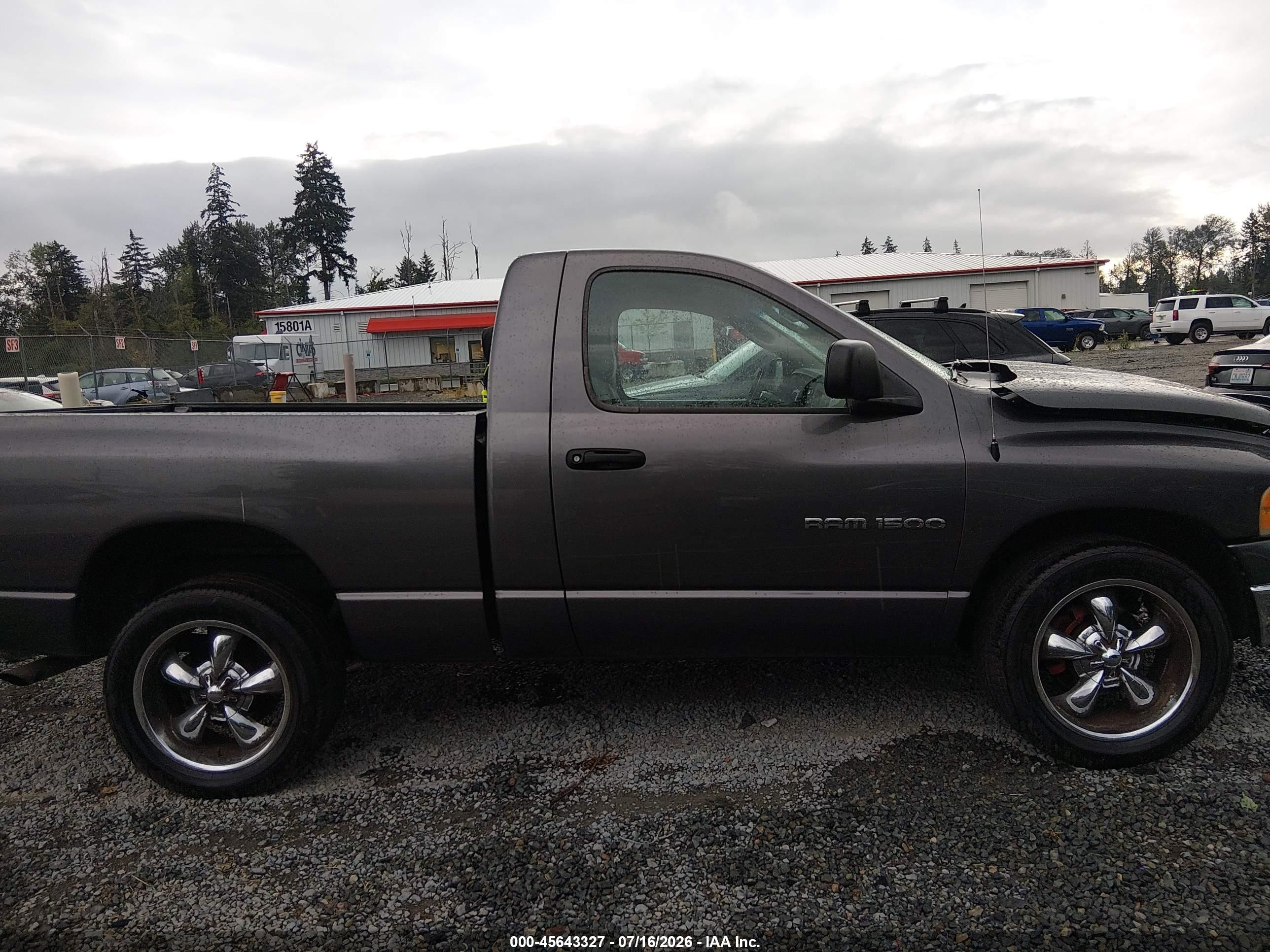 2002 Dodge Ram 1500 St Gray vin: 1D7HA16Z02J155923