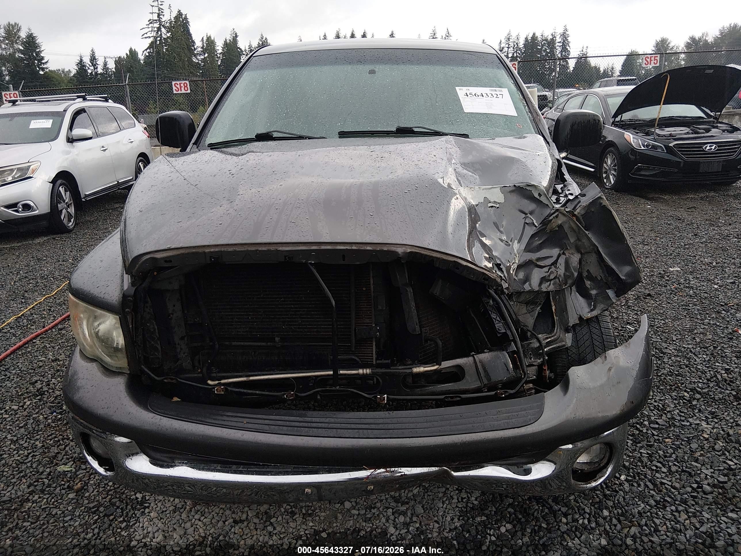 2002 Dodge Ram 1500 St Gray vin: 1D7HA16Z02J155923