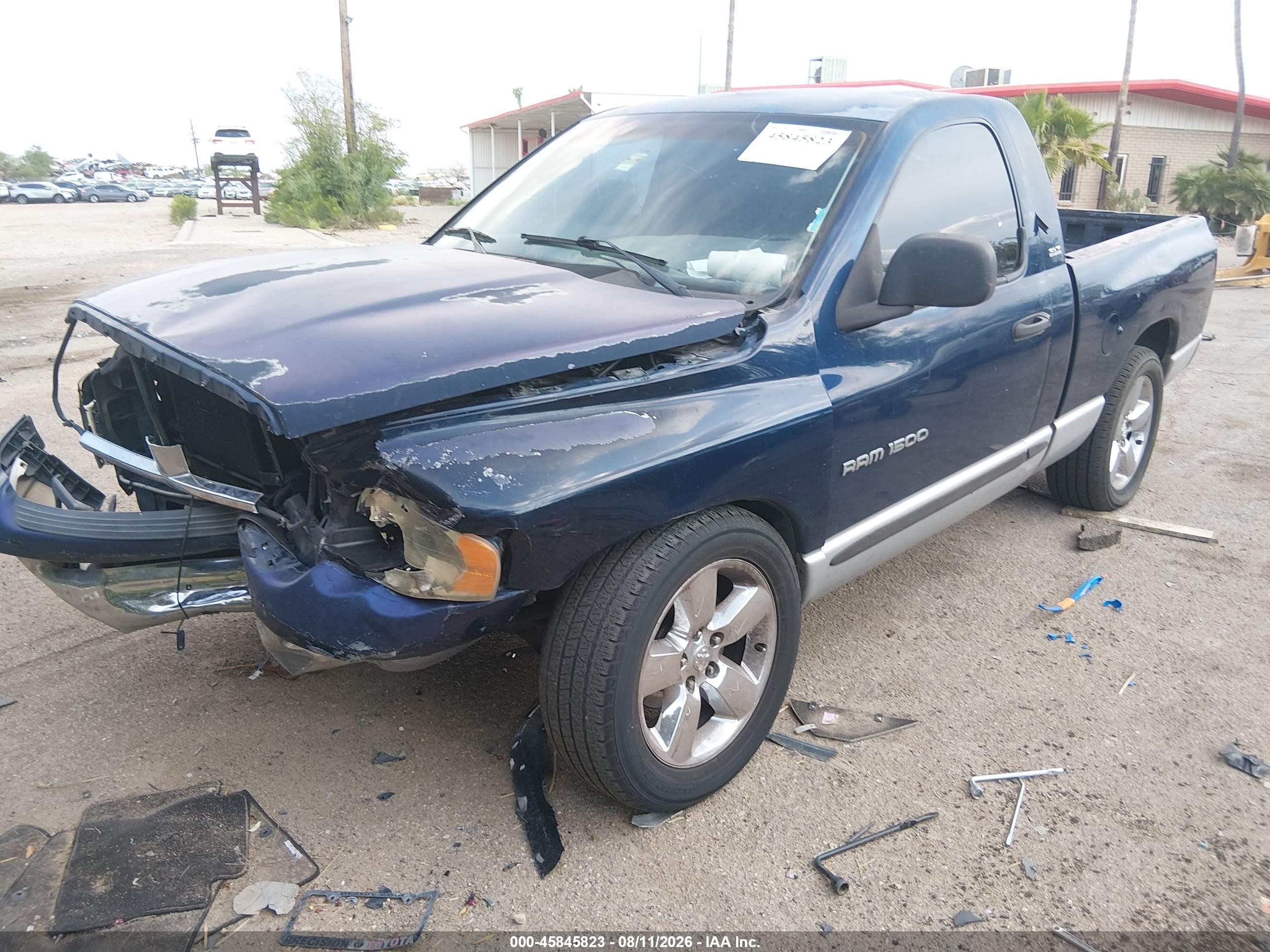 2002 Dodge Ram 1500 St Синий vin: 1D7HA16Z82J196266