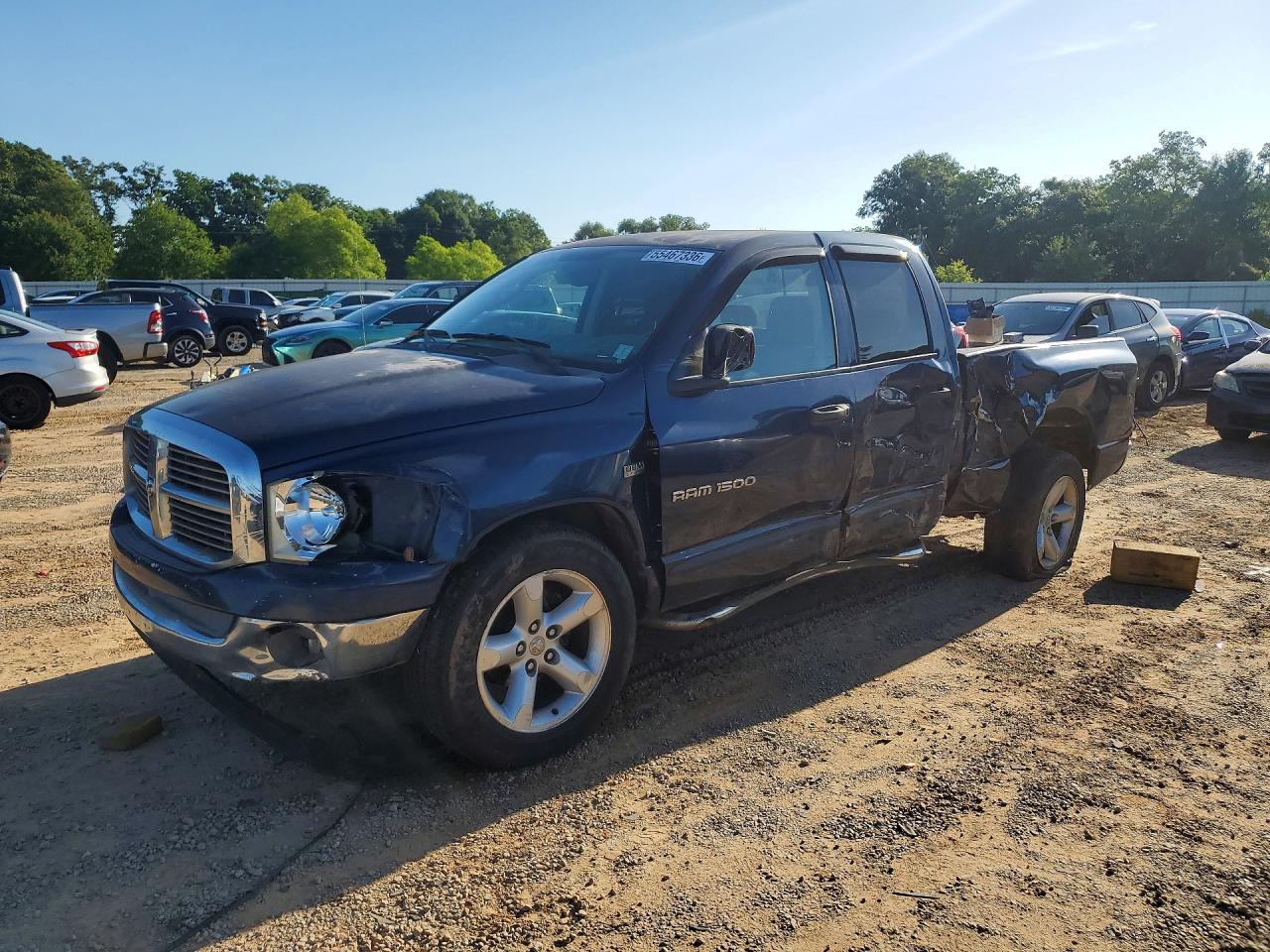 2007 Dodge Ram 1500 St Blue vin: 1D7HA18207J503212