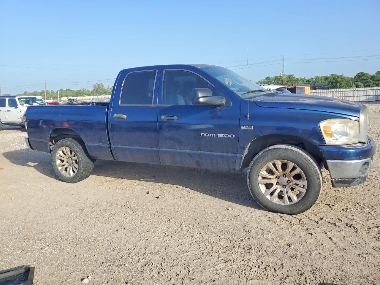 2007 Dodge Ram 1500 St Blue vin: 1D7HA18207J640165