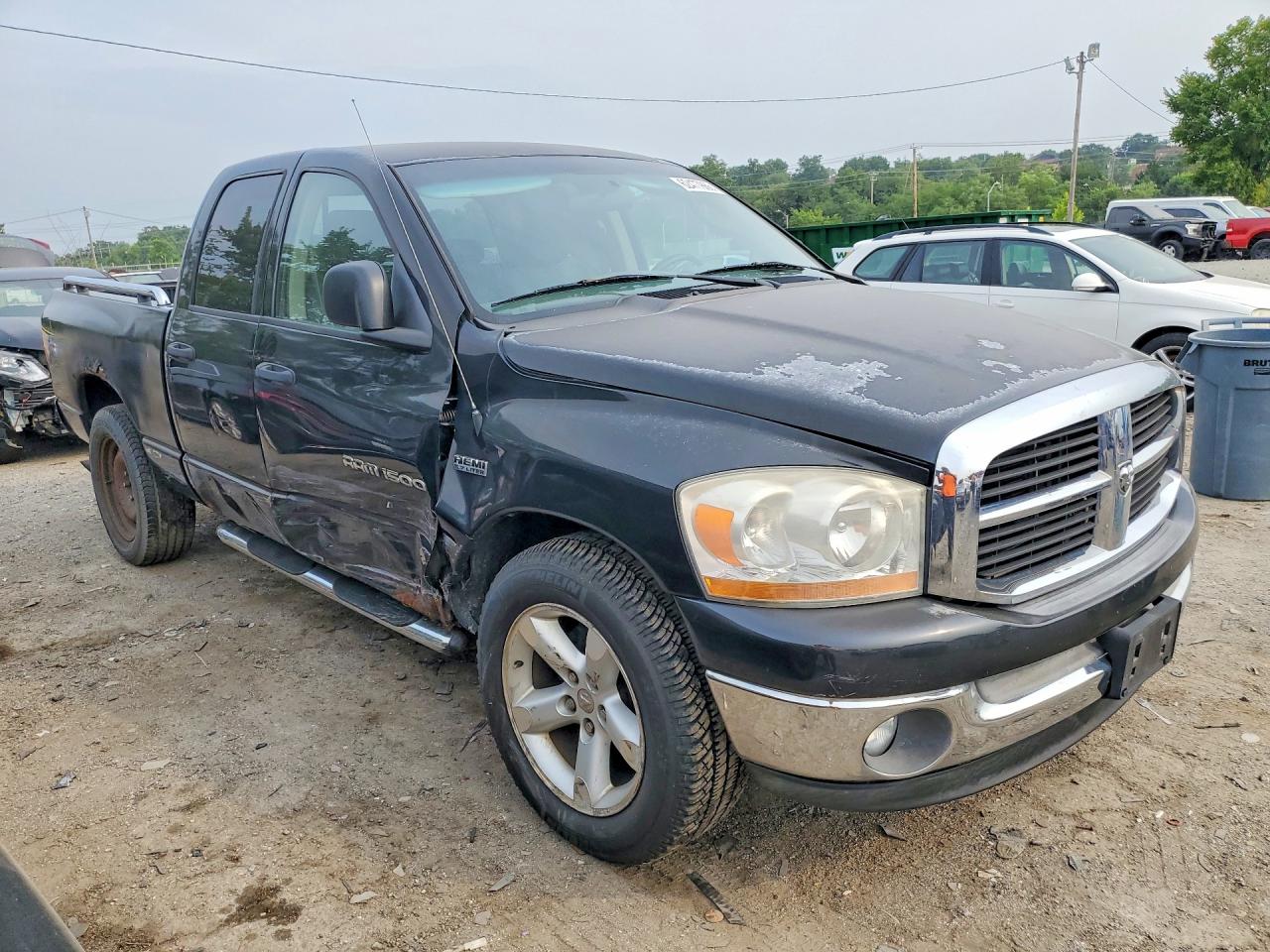 2006 Dodge Ram 1500 St Black vin: 1D7HA18216S688394