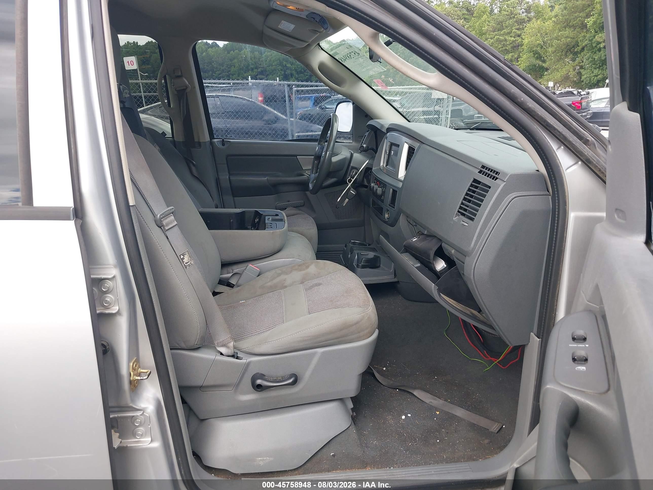2007 Dodge Ram 1500 Slt Silver vin: 1D7HA18217J504692